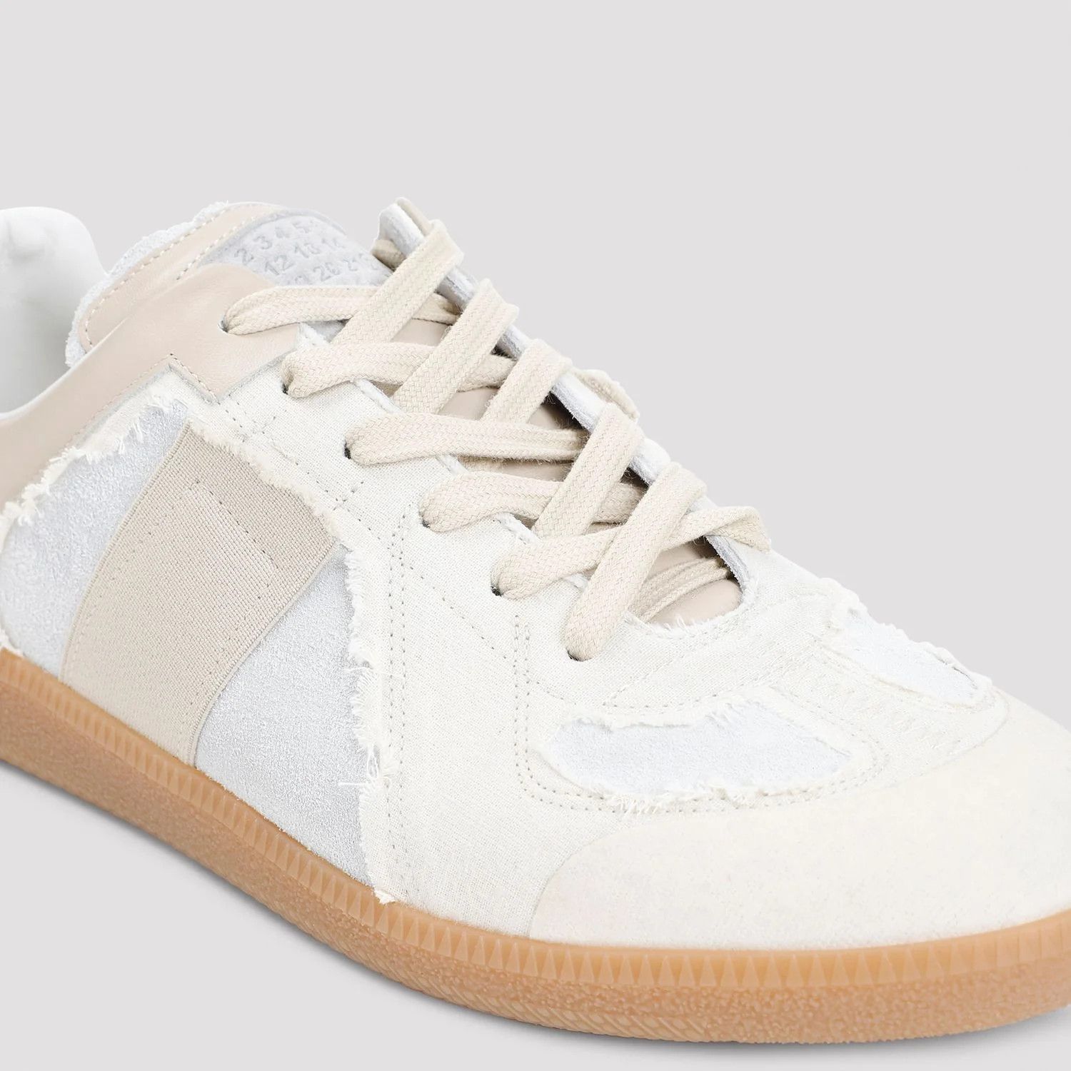 Maison Margiela o1w1db10725 Replica Low-Top Sneakers in White/Beige Size US 10.5 / IT 40.5 - 4 Thumbnail