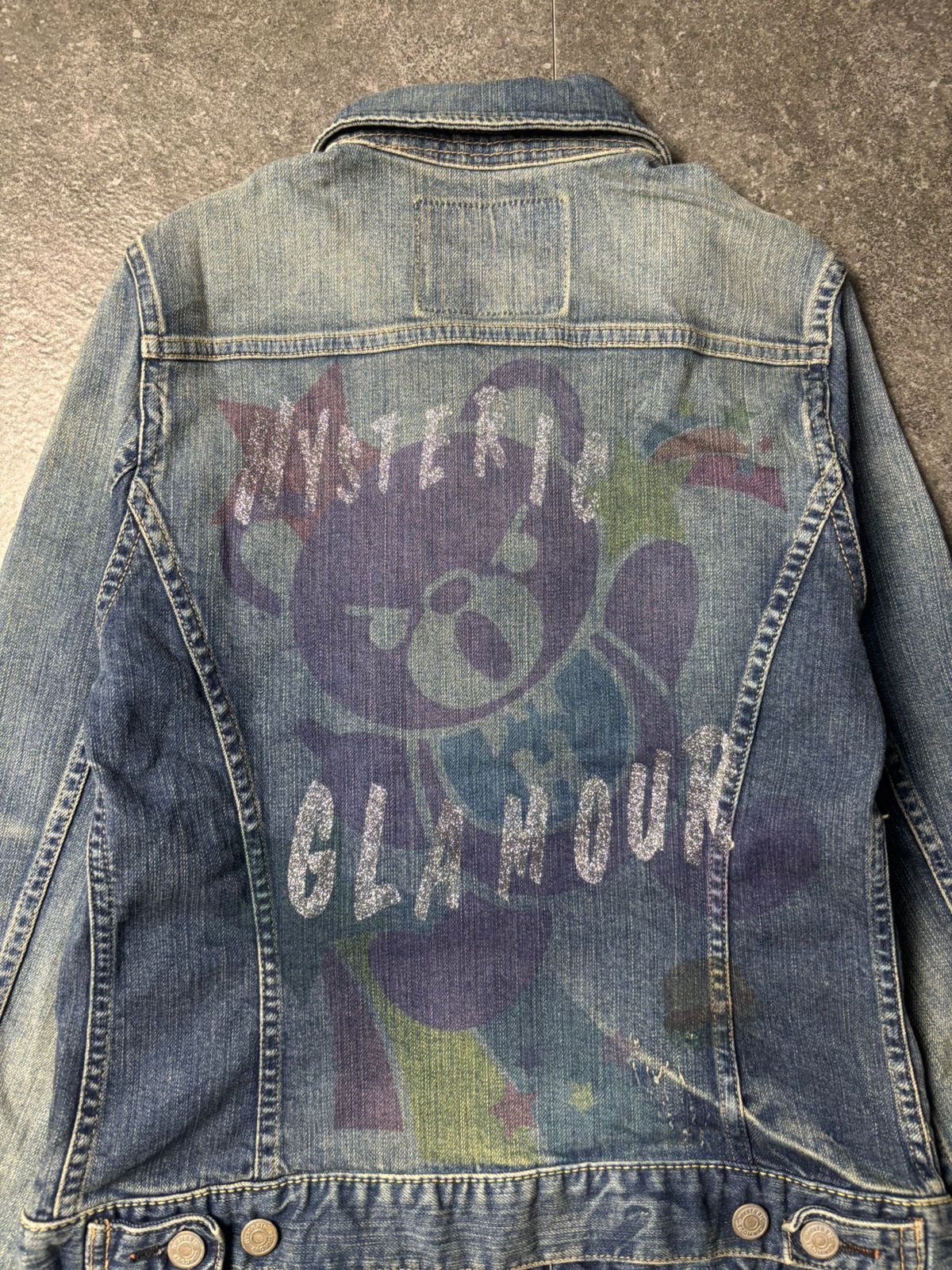 Hysteric Glamour 2000s Hysteric Glamour Bear Denim Jacket Size S / US 4 / IT 40 - 2 Thumbnail
