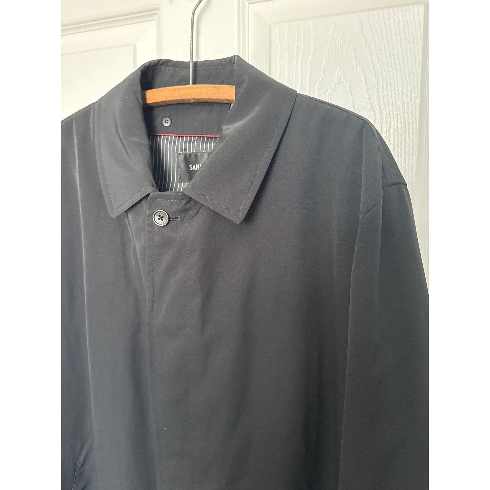 Sanyo Sanyo New York preppy black coat removble wool liner 46 R Size US XL / EU 56 / 4 - 18 Thumbnail