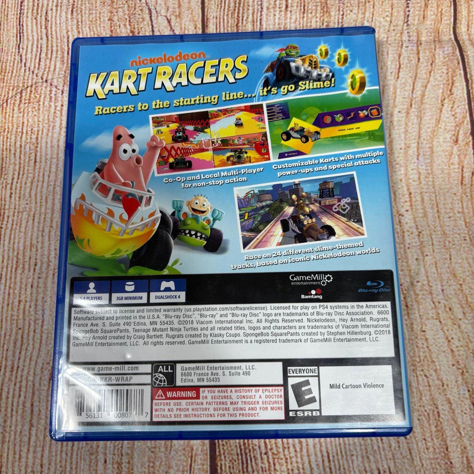 Playstation Nickelodeon Kart Racers PS4 Game Size ONE SIZE - 2 Thumbnail