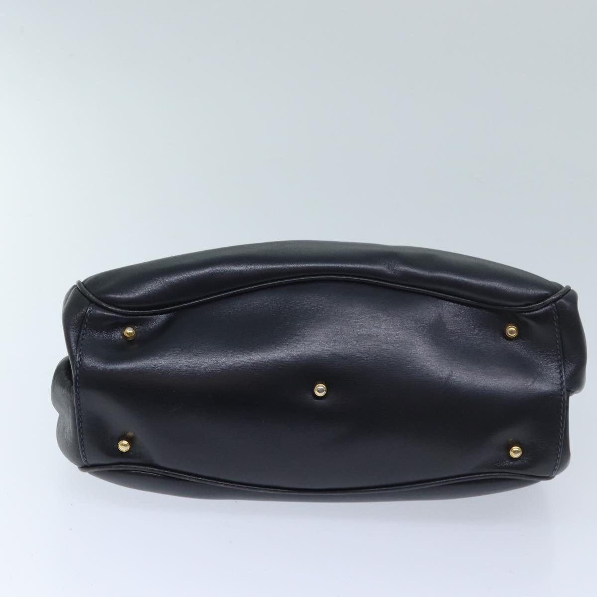 Gucci GUCCI Ready Lock Hand Bag Leather Navy 000 406 000 406 Size ONE SIZE - 5 Thumbnail
