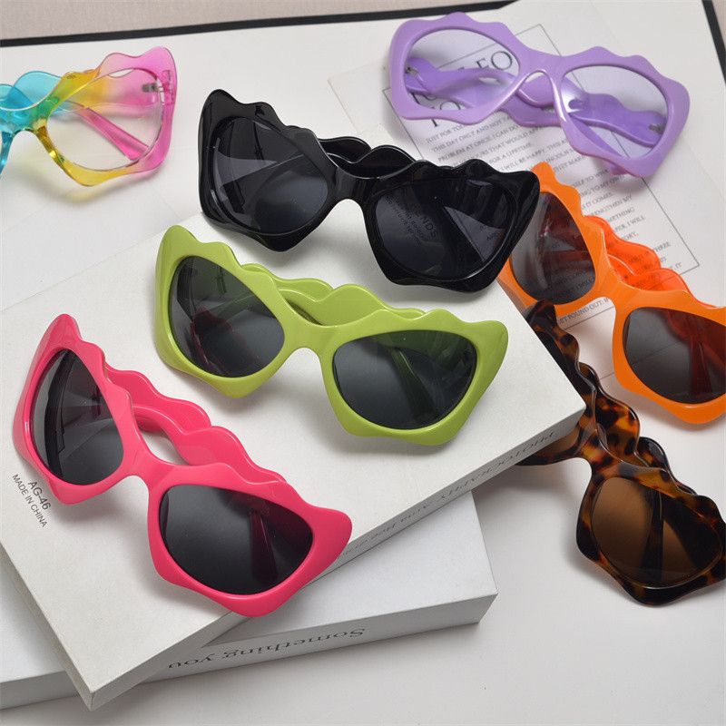 VIBE Hip-hop Street ins style custom avant-garde sunglasses Size ONE SIZE - 4 Thumbnail
