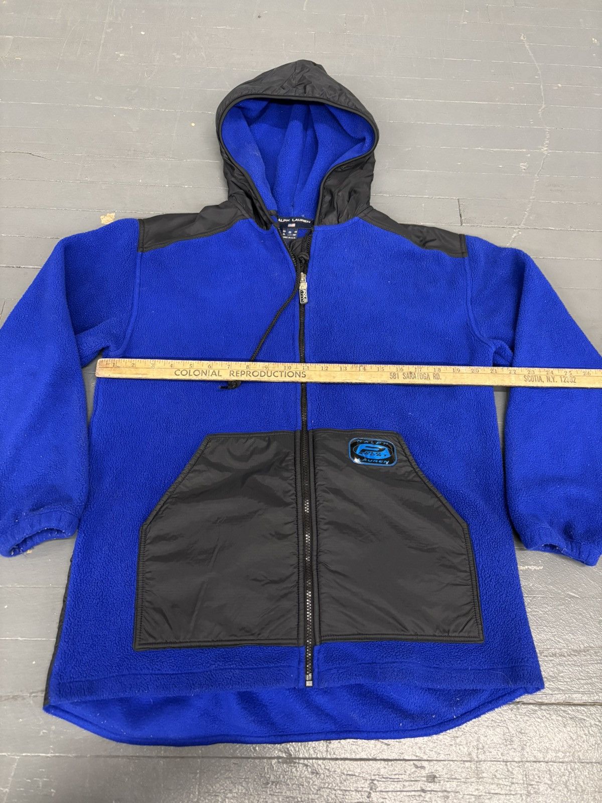 Polo Ralph Lauren Vintage polo sport hooded fleece jacket ski outdoors Size US S / EU 44-46 / 1 - 5 Thumbnail