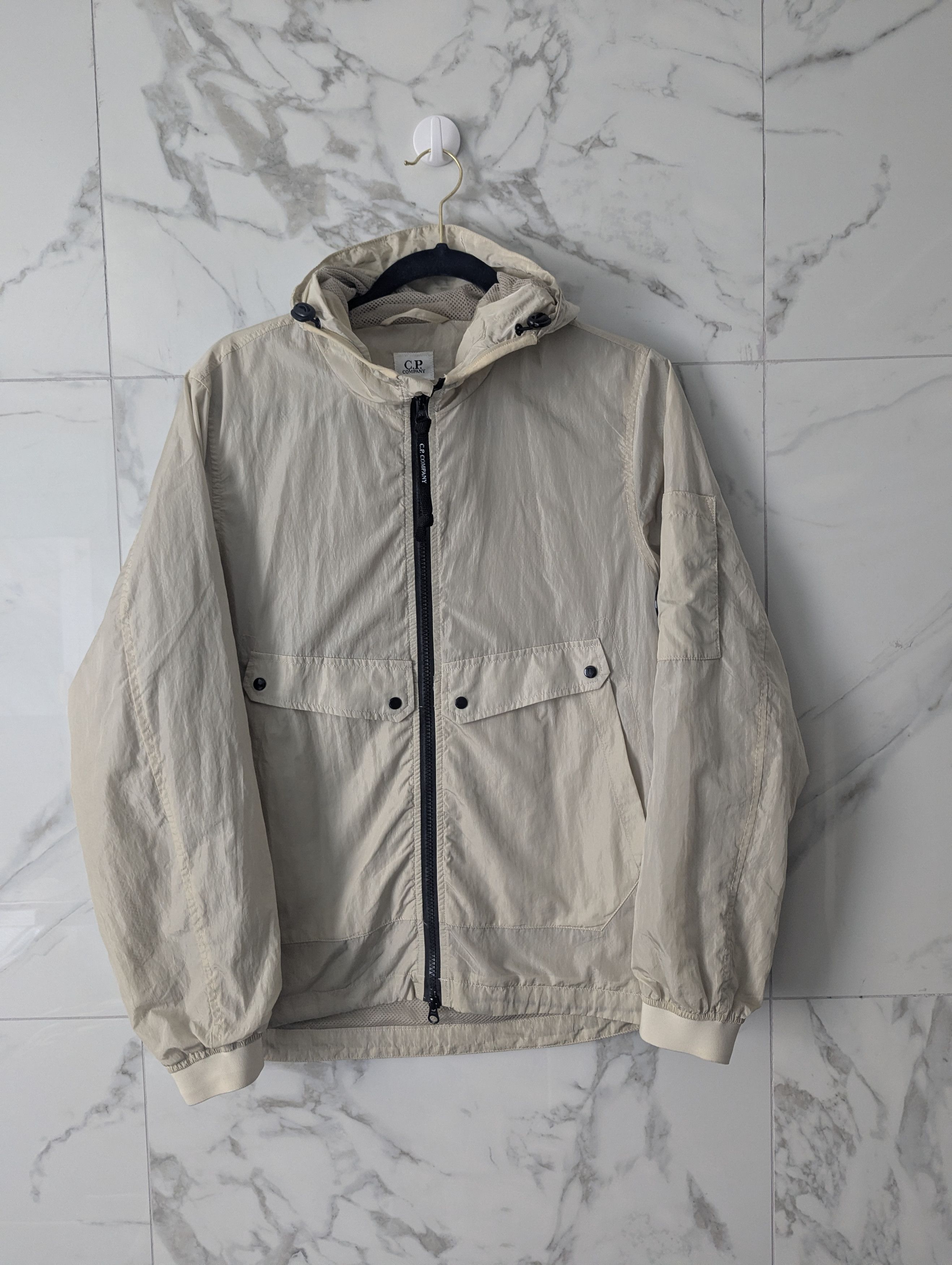 C.P. Company C.P. Company Chrome Hooded Nylon Jacket Beige S — Authentic Size US S / EU 44-46 / 1 - 17 Thumbnail