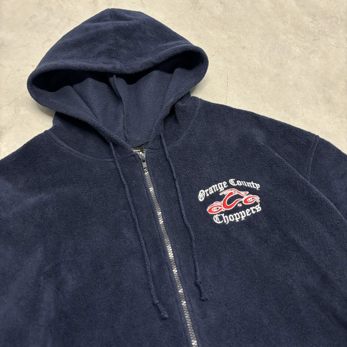 Vintage × West Coast Choppers Vintage Y2K Orange County Choppers Zip Up Hoodie Skater Size US XL / EU 56 / 4 - 4 Thumbnail