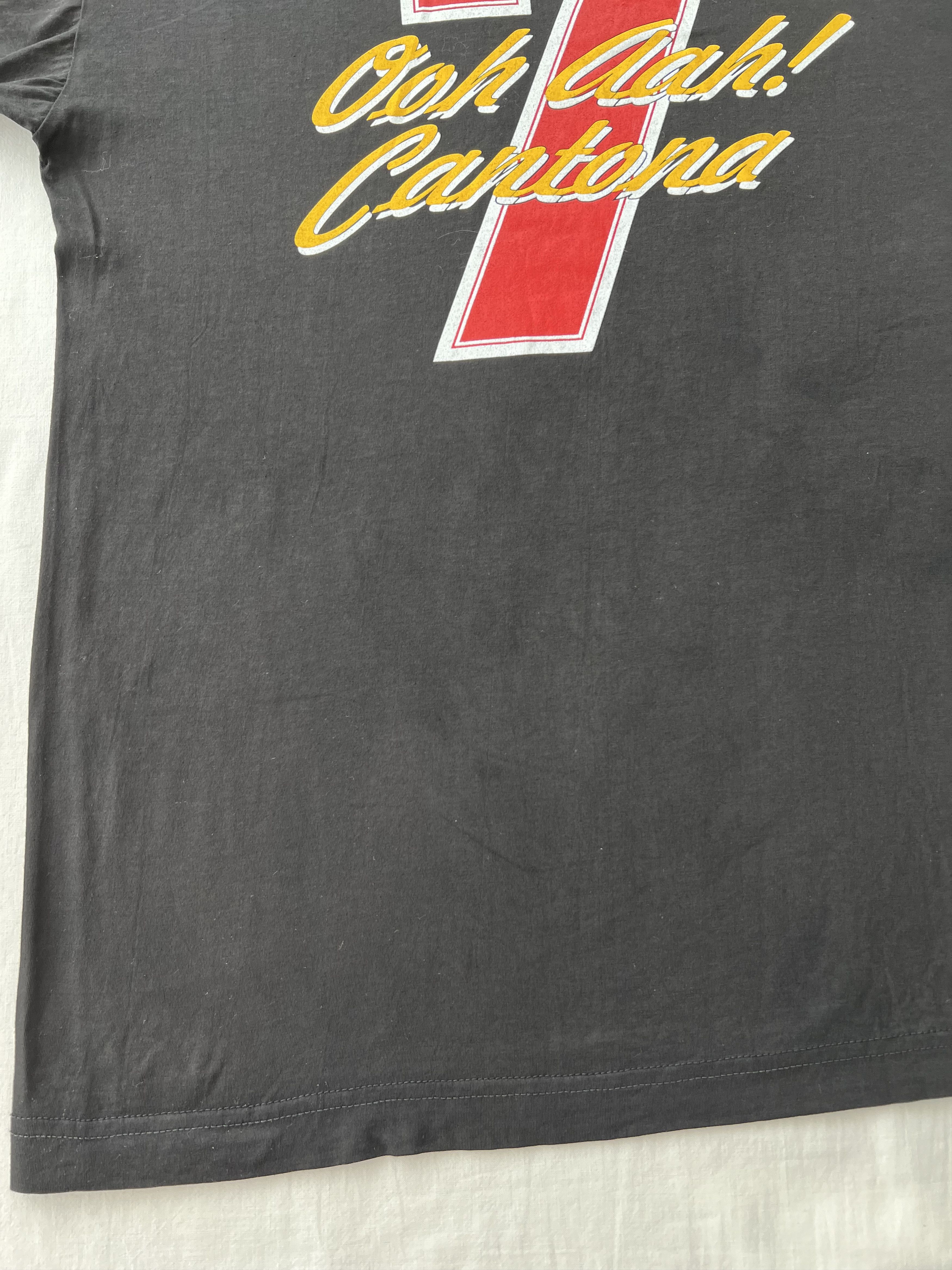 Vintage Vintage 90s Manchester United Eric Cantona #7 Black T-shirt Size US L / EU 52-54 / 3 - 14 Thumbnail