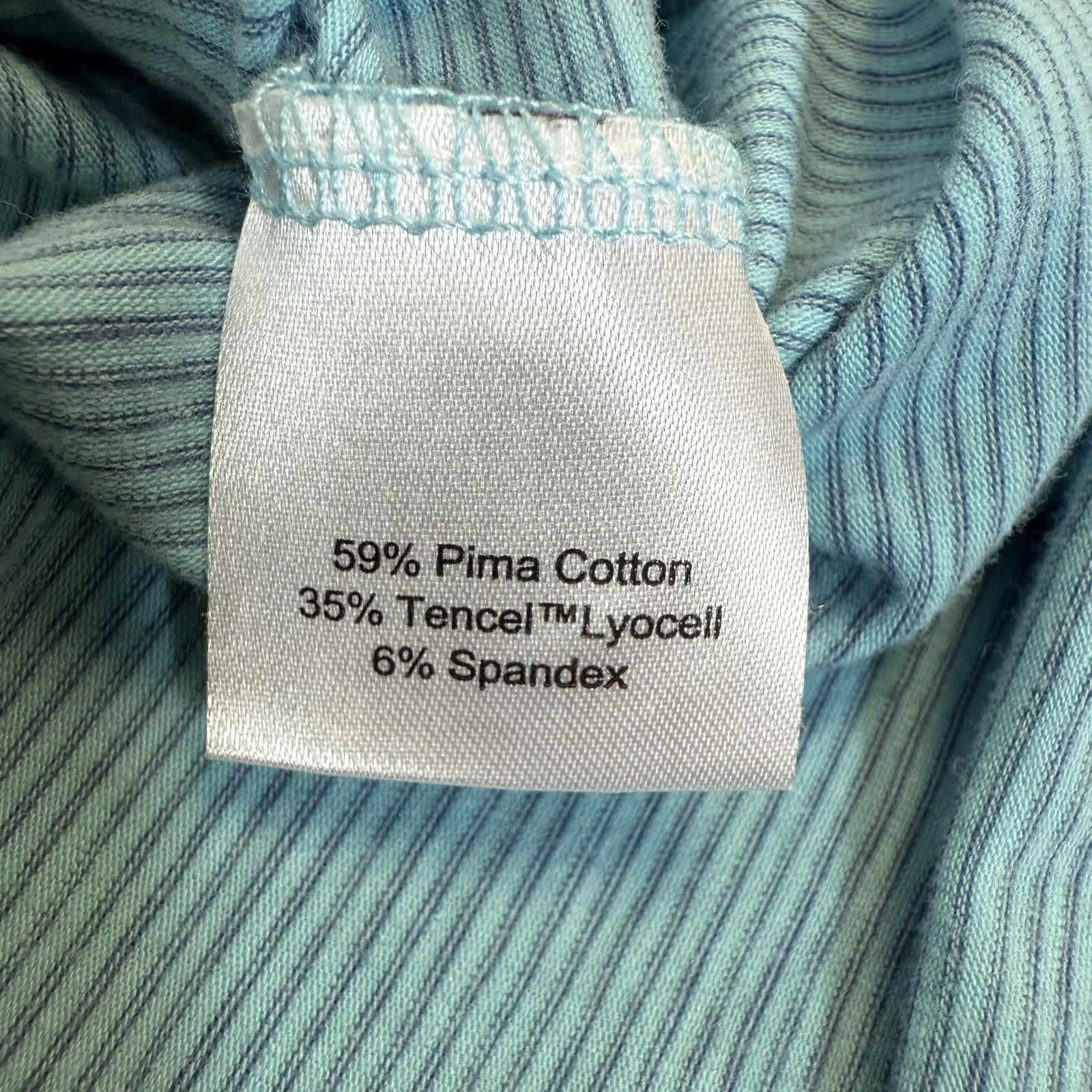 Peter Millar Peter Millar Polo Shirt Mens L Blue Striped Pima Cotton Golf Size US L / EU 52-54 / 3 - 6 Thumbnail