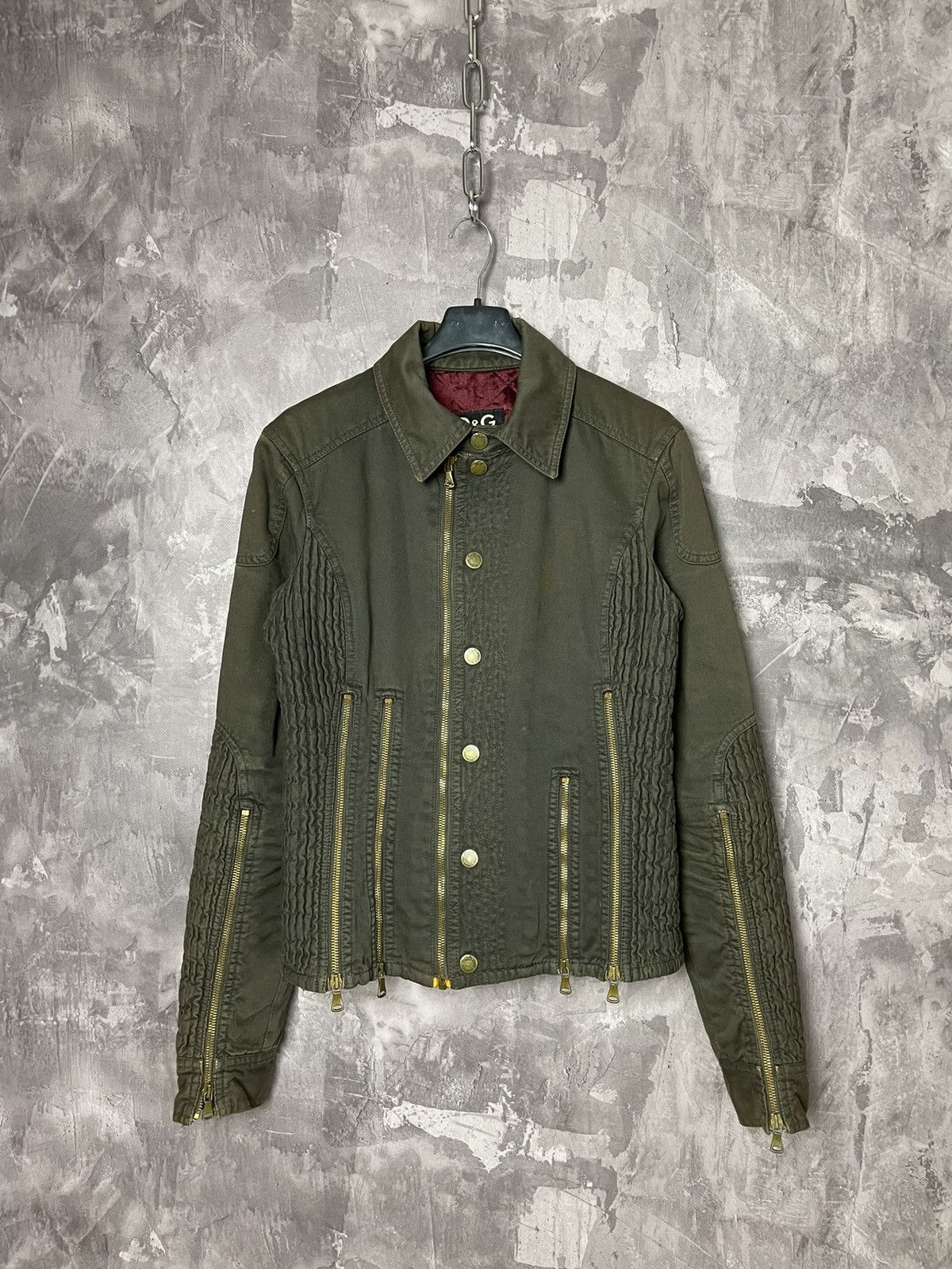 image of Archival Clothing x Avant Garde Dolce & Gabbana Archive Distressed Jacket Vintage 03 in Black Brown