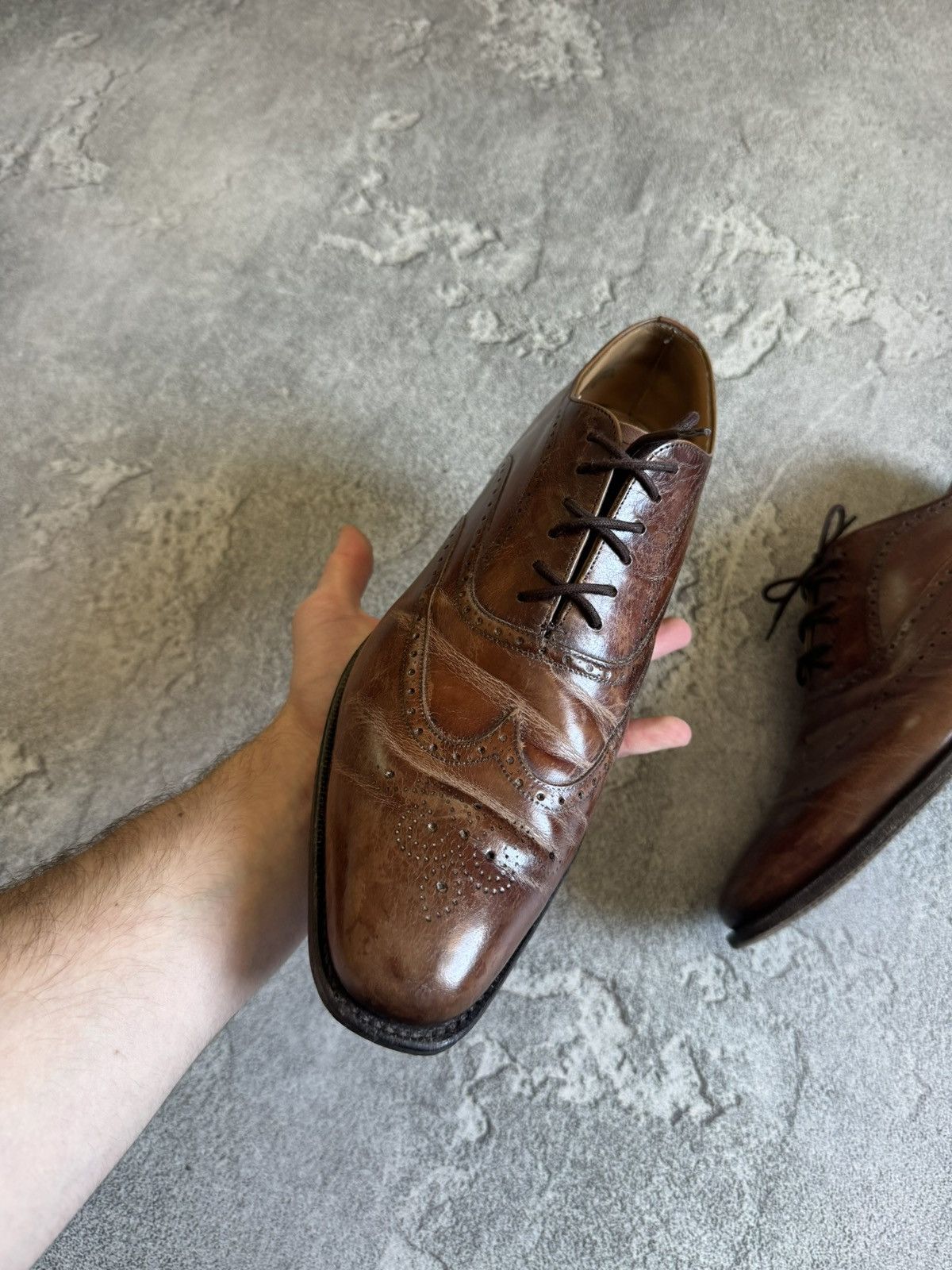 Church's Church’s 28.5cm brown leather shoes brogue shanghai casual Size US 10 / EU 43 - 7 Thumbnail