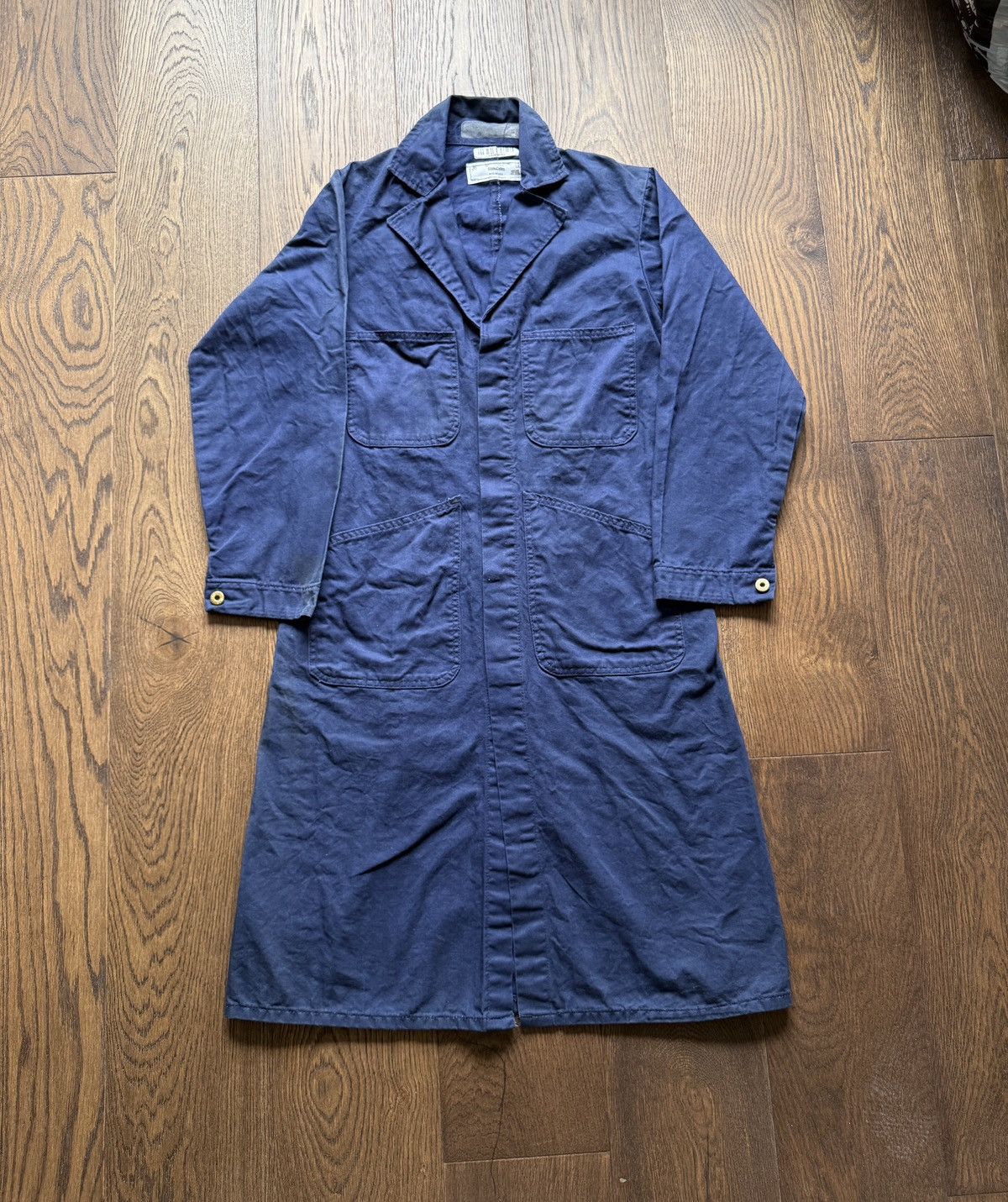Vintage Vintage 60s Universal Chicago HBT Shop Work Coat NOS Size US M / EU 48-50 / 2 - 1 Thumbnail