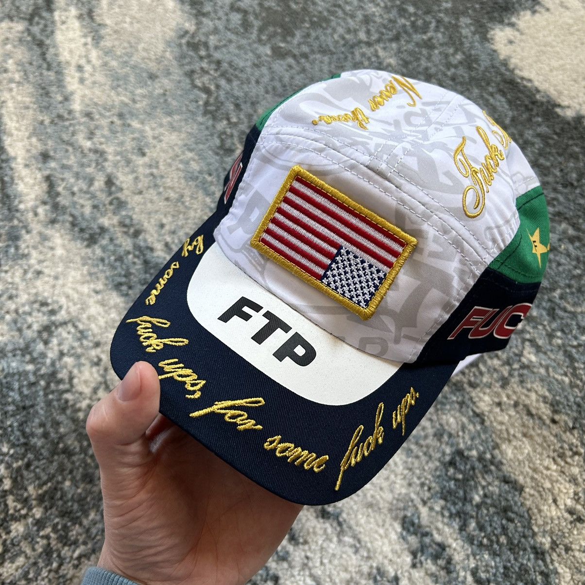 Fuck The Population FTP SOUVENiR CAMP HAT POLO SPORT 5 PANEL CAP Size ONE SIZE - 2 Thumbnail