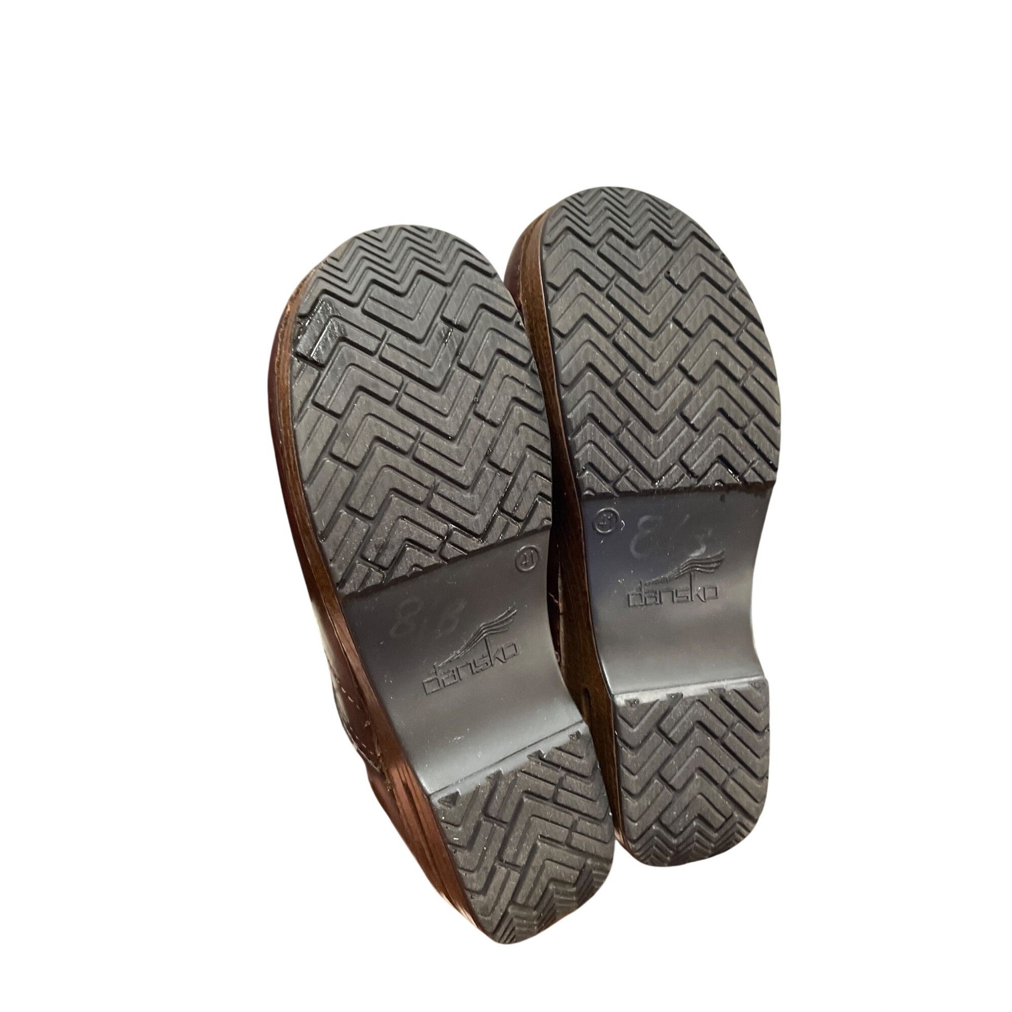 Dansko Dansko wms brown leather nursing day wear mules clogs sz 10- Size US 10 / IT 40 - 5 Thumbnail