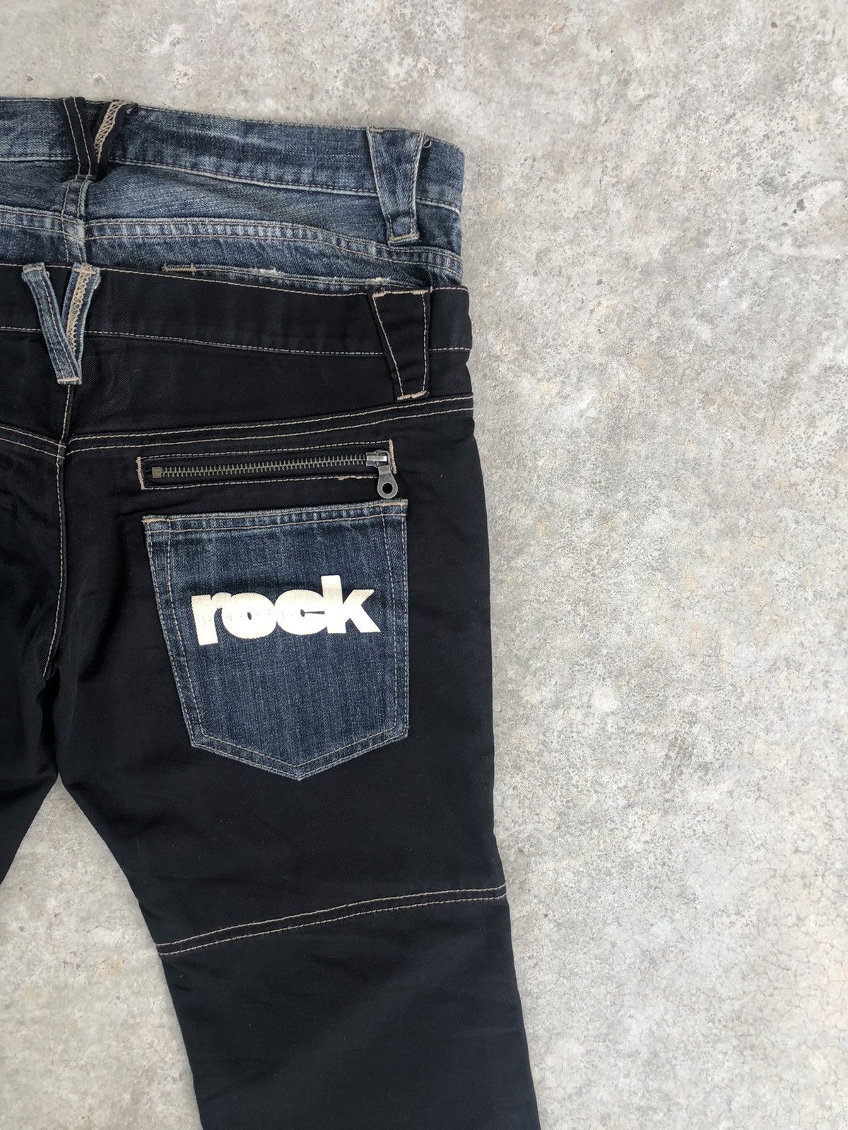 PPFM Japanese PPFM Double Waist Distressed Jeans Size US 31 - 10 Thumbnail