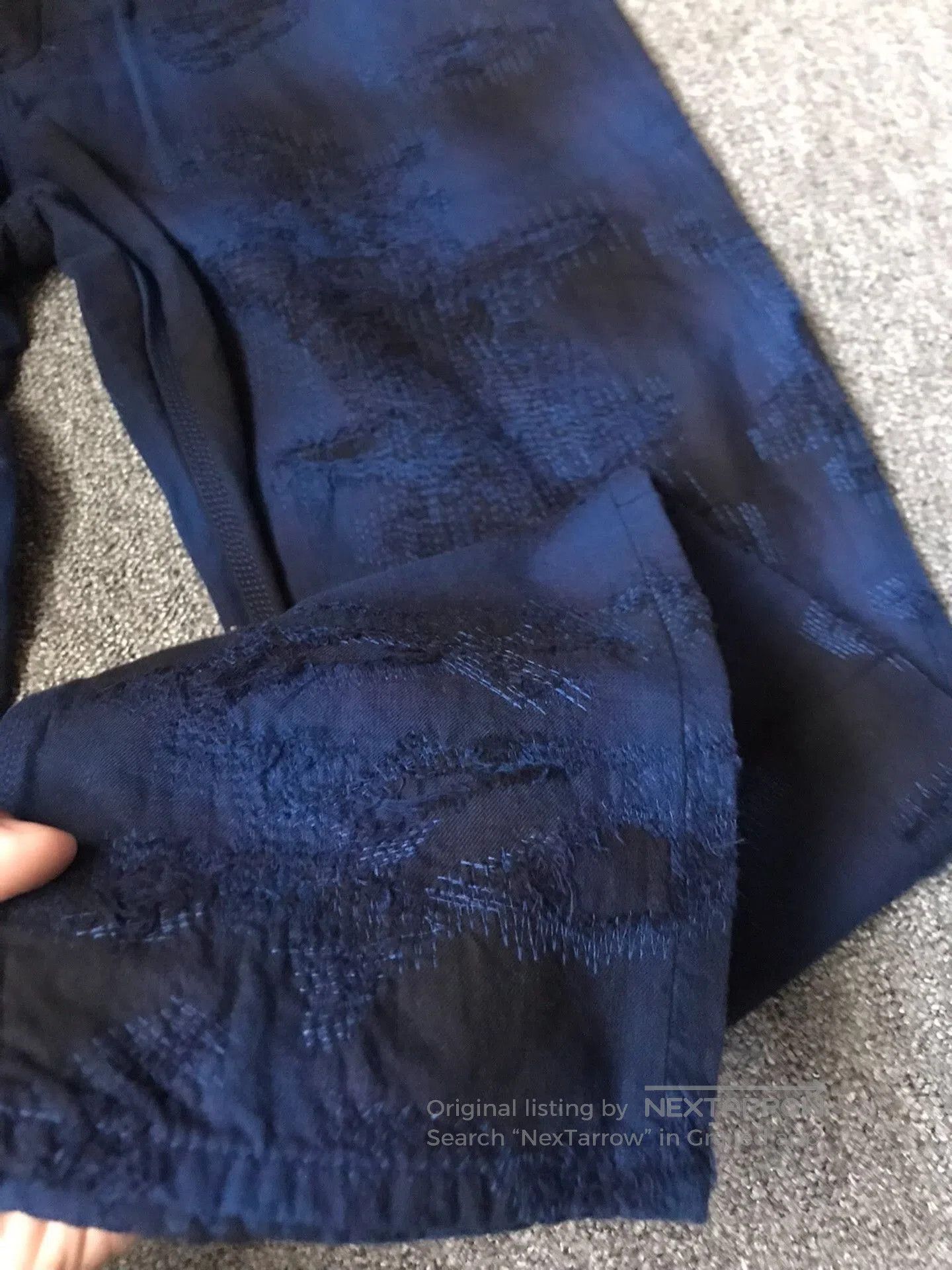 Givenchy Givenchy Blue Plaid Distressed Casual Pants. Size US 36 / EU 52 - 3 Thumbnail