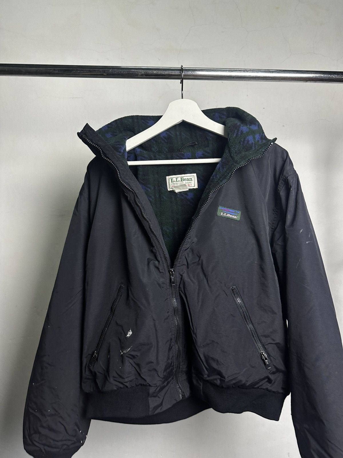 L.L. Bean 90’s L.L.Bean Fleece-Lined Warm-up Jacket Size US M / EU 48-50 / 2 - 8 Thumbnail