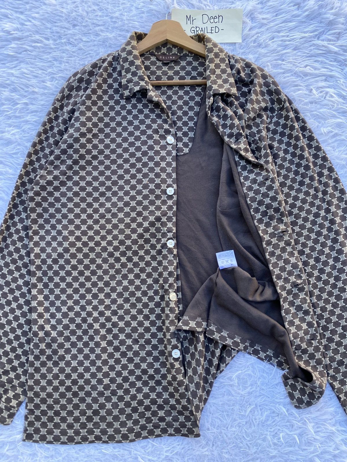 Celine Rare Vintage CELINE Monogram Pajamas Logos Size US L / EU 52-54 / 3 - 15 Thumbnail