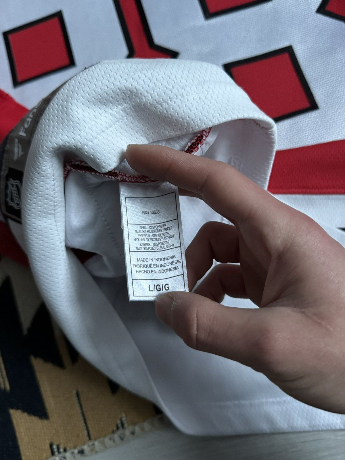 NFL Vintage NFL Chicago Blackhawks Patric Kane #88 Jersey Size US L / EU 52-54 / 3 - 16 Thumbnail