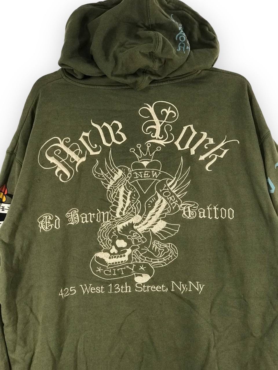 Ed Hardy Rare Design skull tattoo new york Size US XXL / EU 58 / 5 - 10 Thumbnail