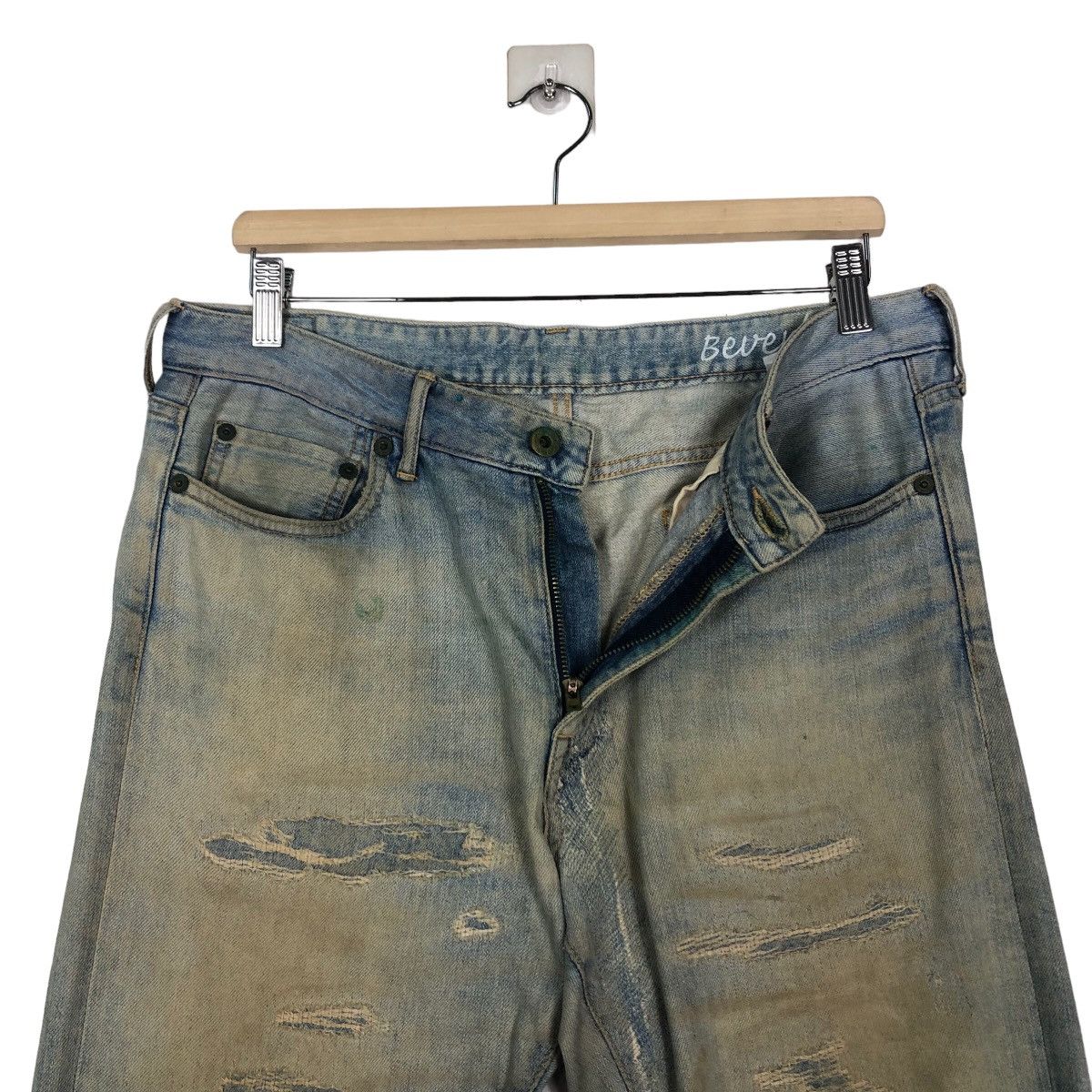 Japanese Brand 🔥VINTAGE DENIM JEANS BEVERLY JAPAN ISSEY MIYAKE Size US 34 / EU 50 - 16 Thumbnail