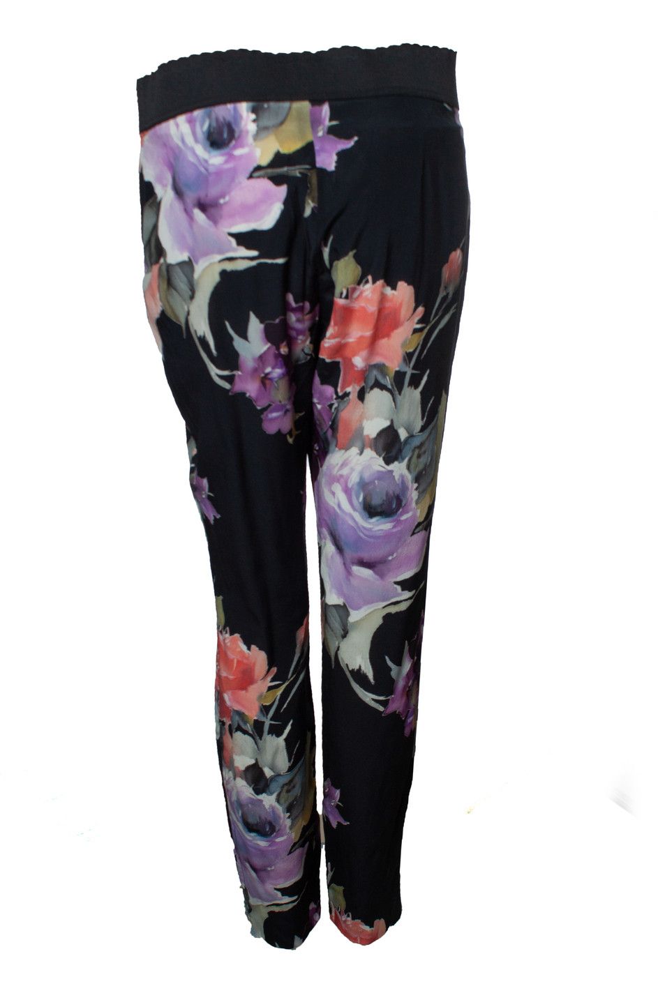 Dolce & Gabbana Dolce & Gabbana, floral pantalon Size 30" / US 8 / IT 44 - 3 Thumbnail