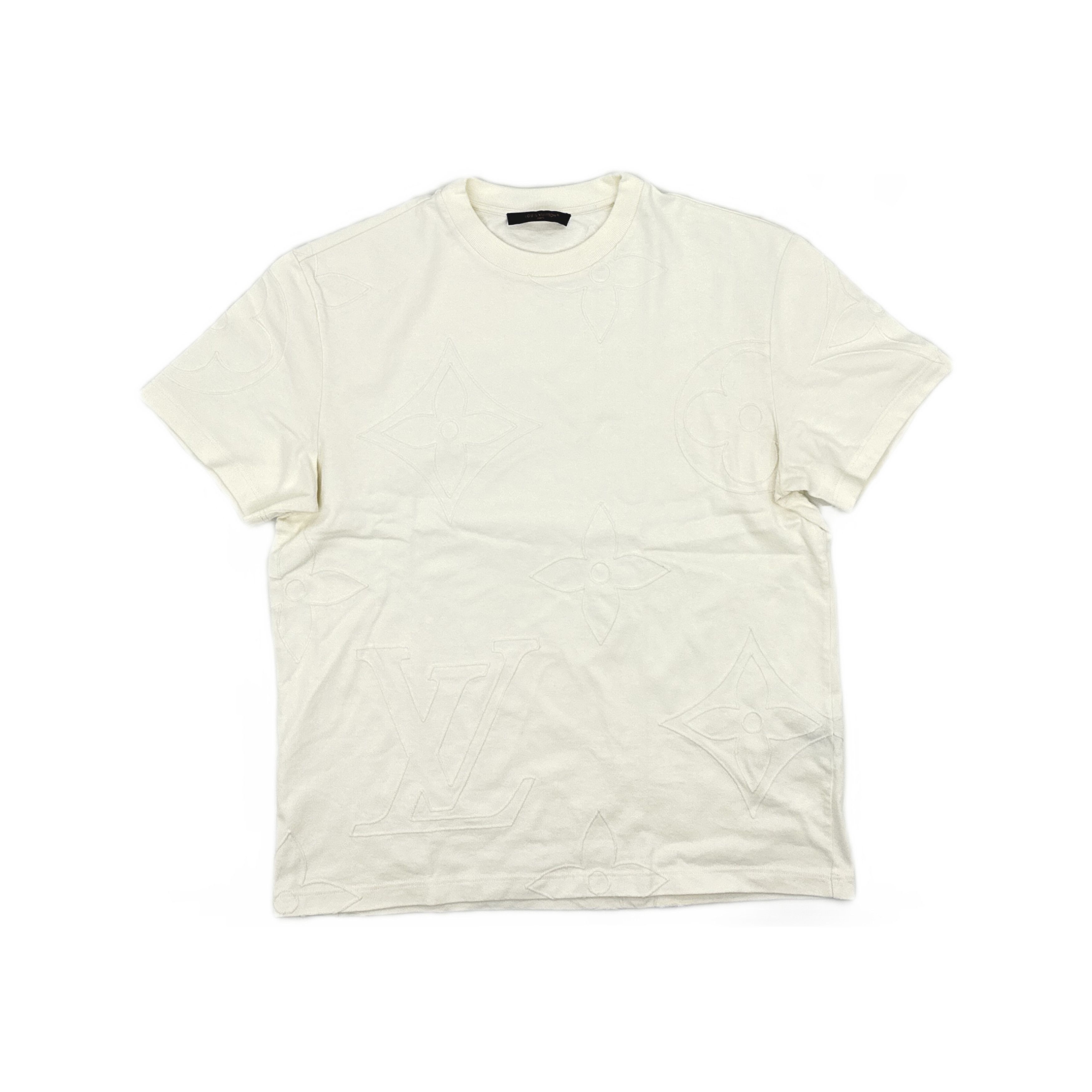 Louis Vuitton Louis Vuitton Monogram Embroidered T-Shirt L Size US L / EU 52-54 / 3 - 1 Thumbnail
