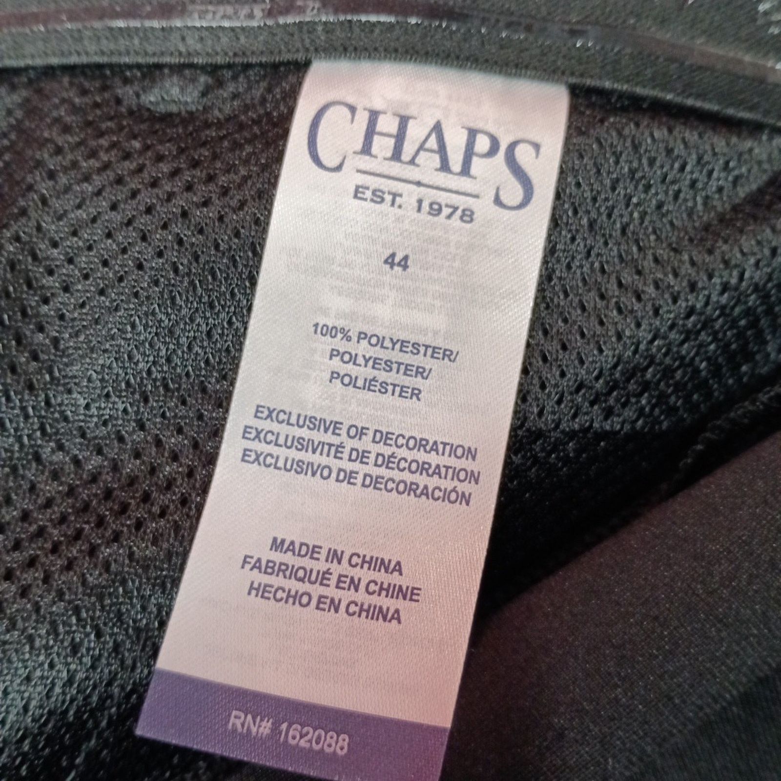 Chaps Chaps Golf Shorts Men's 44 Black Slim Fit 9" Inseam Stretch Size US 44 / EU 60 - 3 Thumbnail