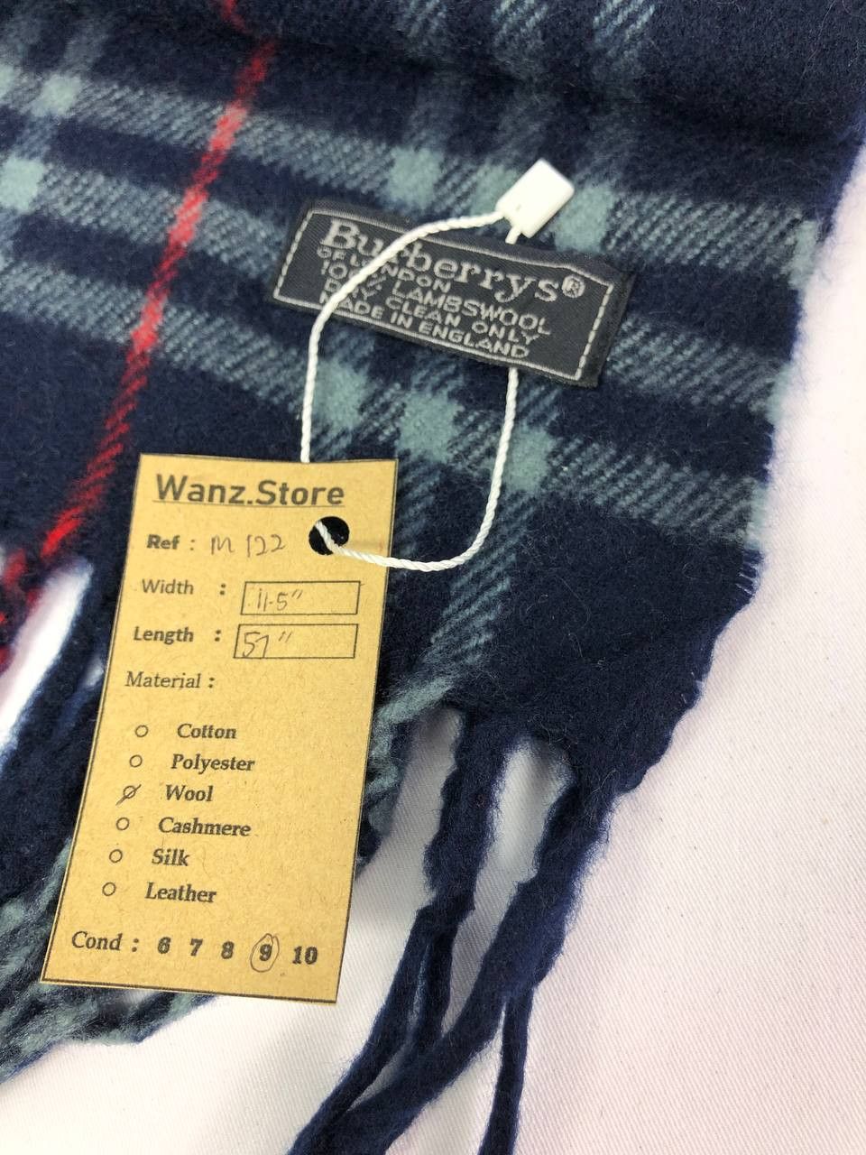 Burberry Burberrys Scarf Muffler Neckwear M122 Size ONE SIZE - 7 Thumbnail