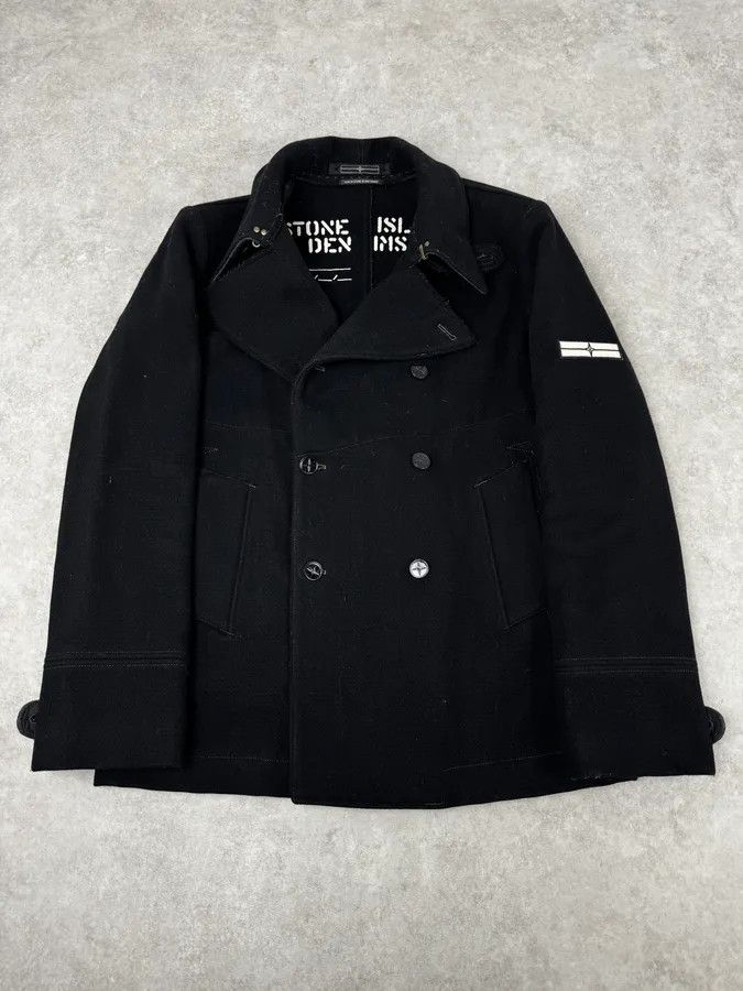 Stone Island Stone Island Black Classy Caban Wool Jacket Size US M / EU 48-50 / 2 - 1 Thumbnail