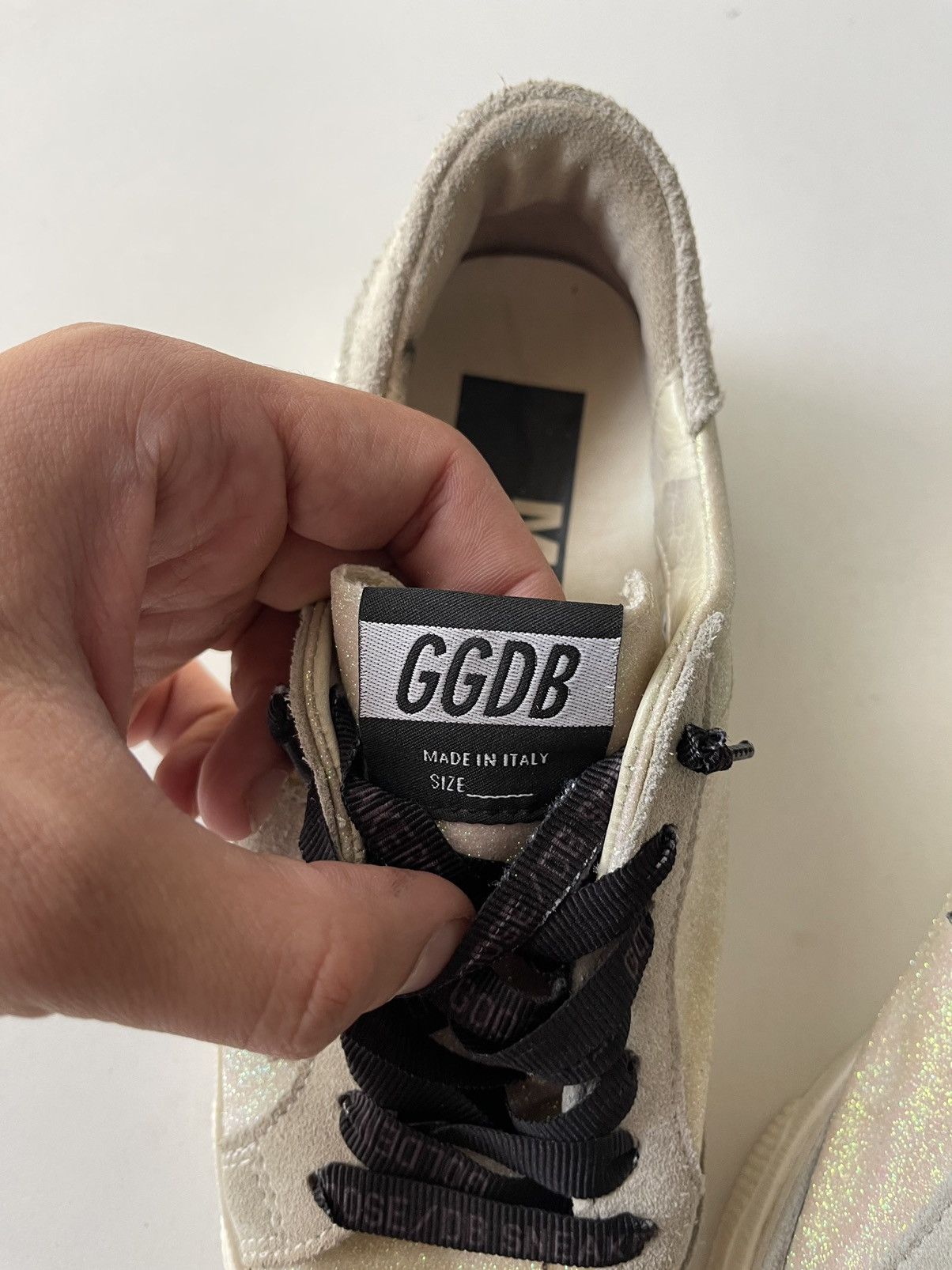 Designer × Golden Goose Golden Goose May leather suede sneakers Size US 6 / IT 36 - 5 Thumbnail