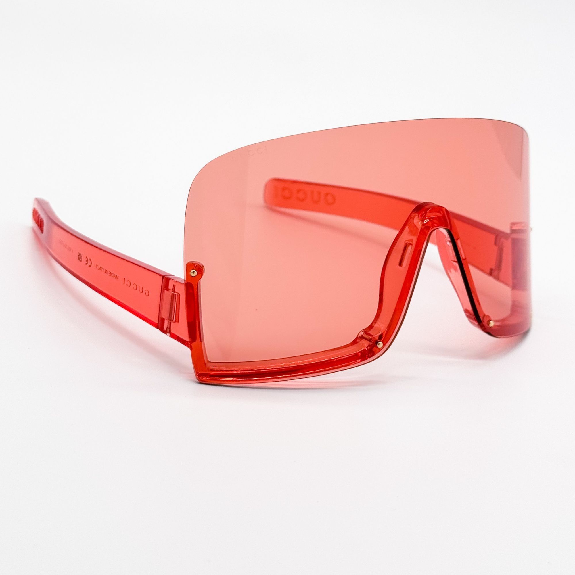 Gucci NEW GUCCI GG1631S 001 RED OVERSIZED WOMEN SUNGLASSES GUCCI Size ONE SIZE - 8 Thumbnail