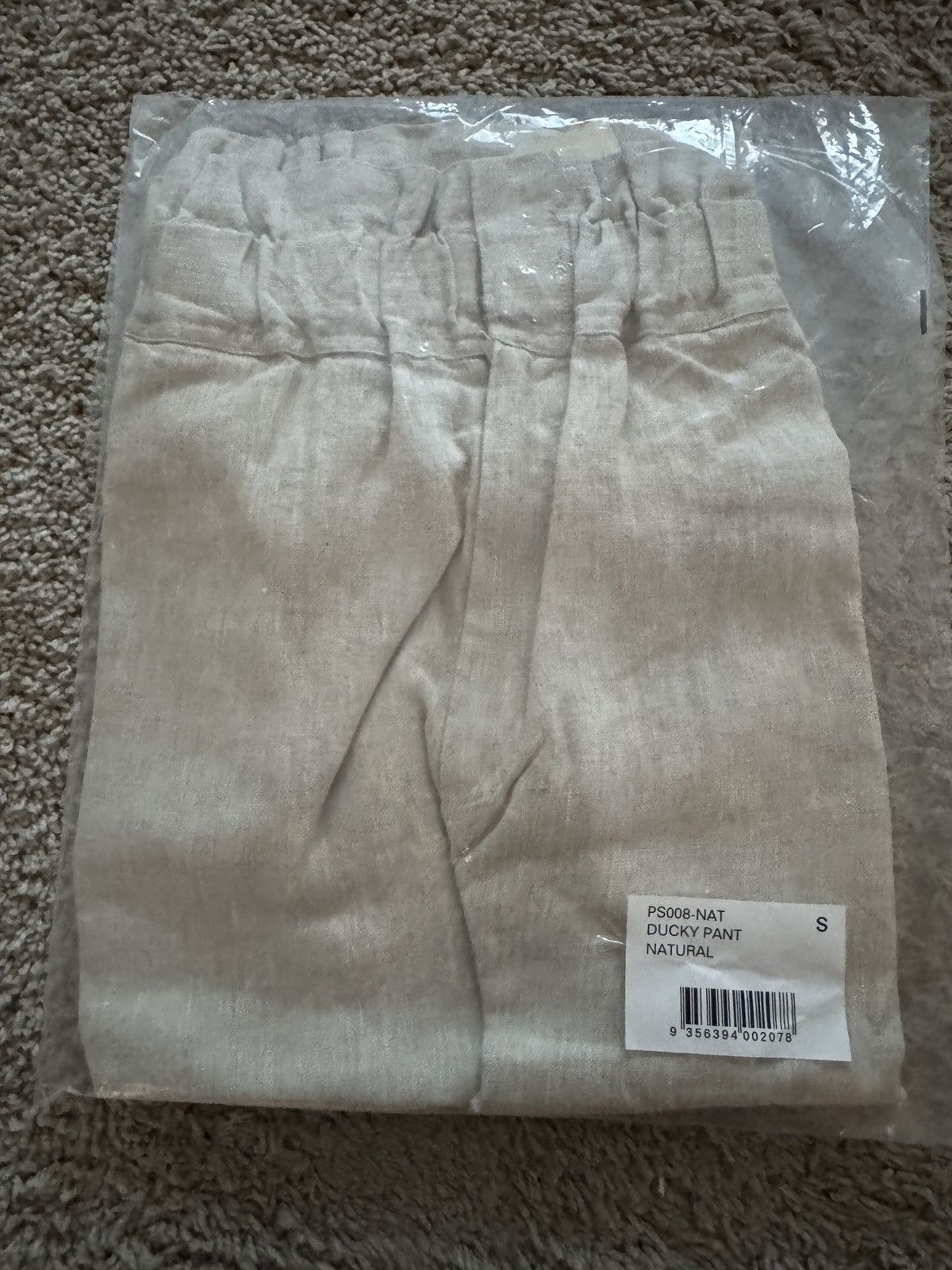 A.Posse Posse Ducky Pant - 100% Linen Pants in natural S Size 27" / US 4 / IT 40 - 2 Thumbnail