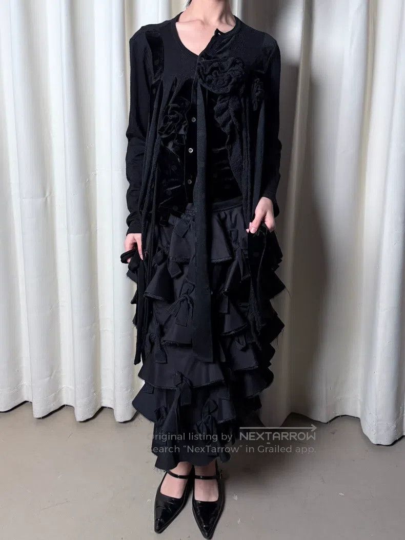 Comme des Garcons Comme Des Garcons one-size-fits-all Vintage Dark Rose Polka Size XS / US 0-2 / IT 36-38 - 4 Thumbnail