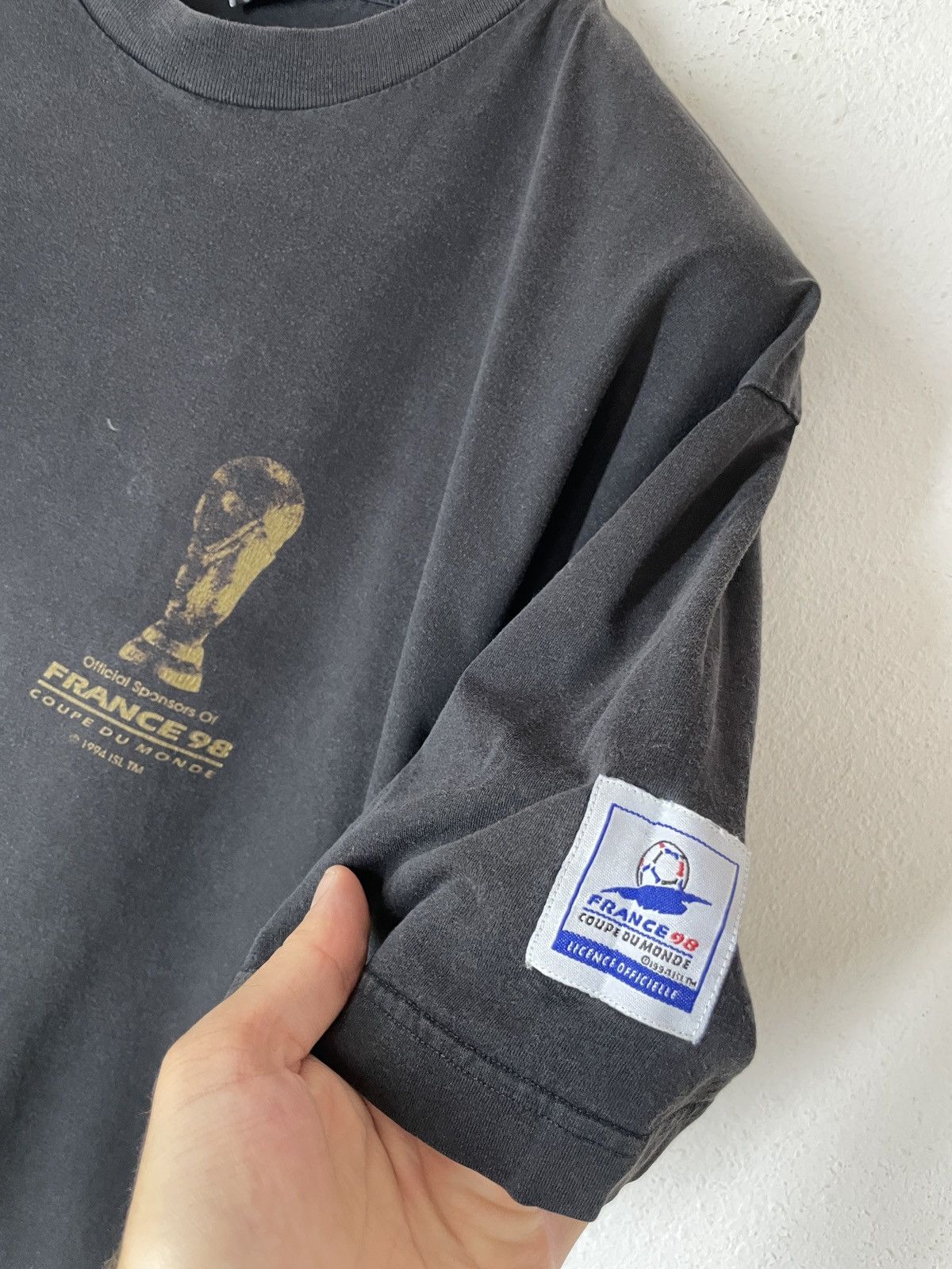 Adidas Vintage 1994 Adidas Fifa world cup France 98 tee t shirt Size US XL / EU 56 / 4 - 4 Thumbnail