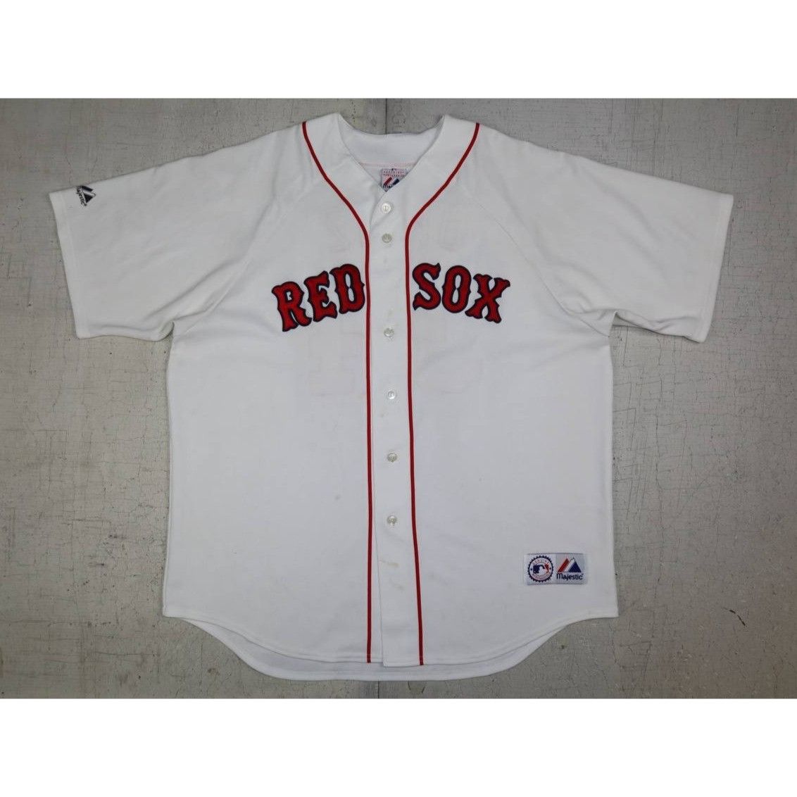 Majestic Vintage Majestic Boston Red Sox #34 Ortiz MLB Baseball Size US XXL / EU 58 / 5 - 1 Thumbnail