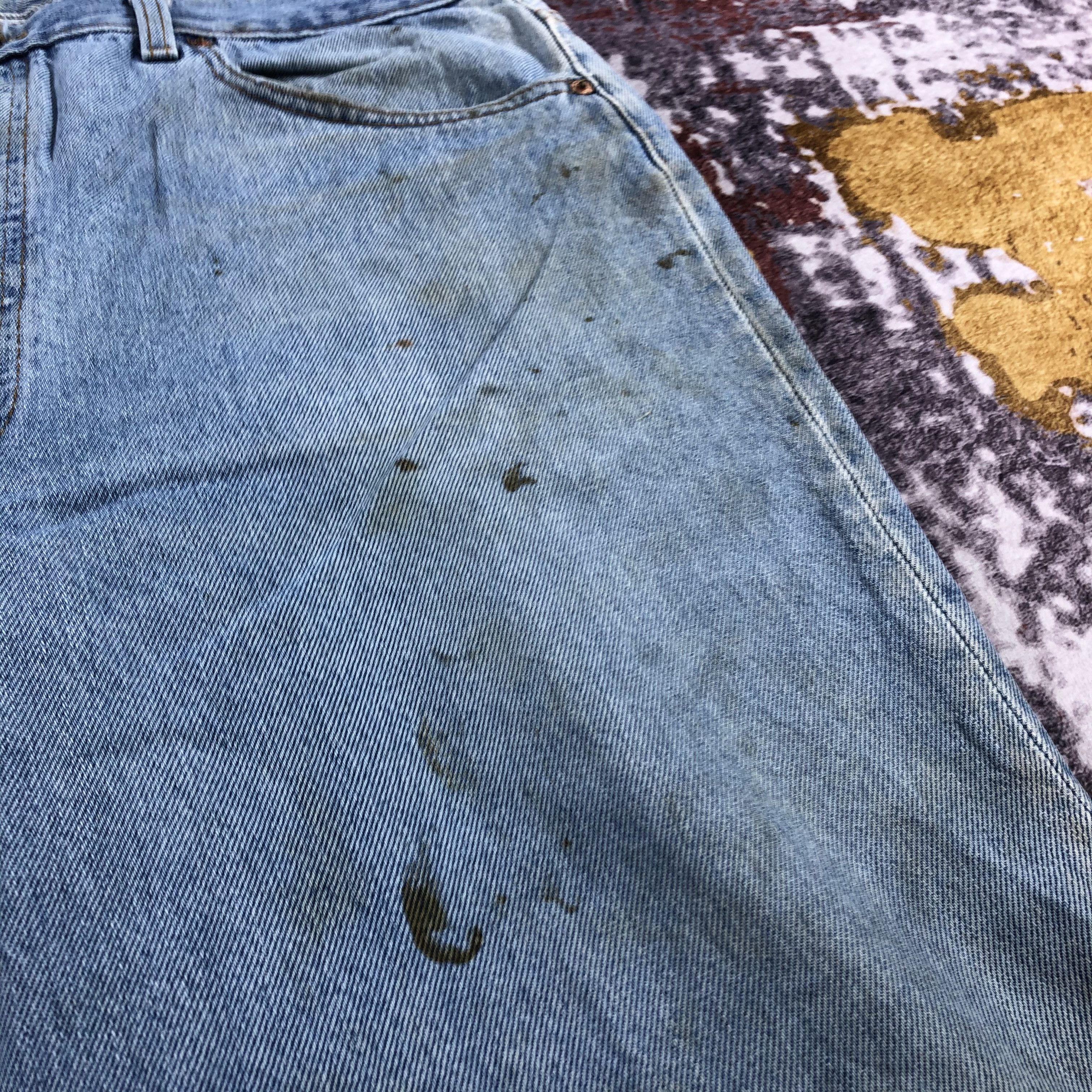 Levi's Vintage 90s Blue Wash Levis 501 Jeans-JM2172 Size US 35 - 9 Thumbnail