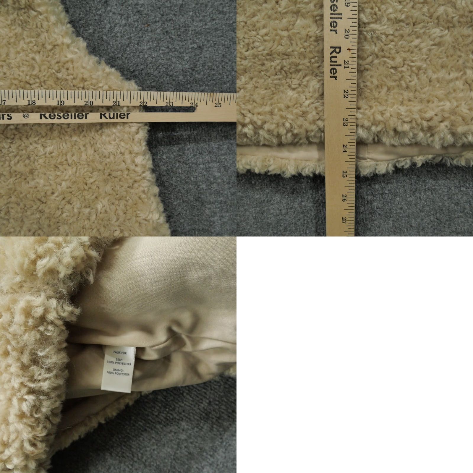Vintage BKE Vest Womens Large Tan Cream Sherpa Fleece Casual Toggle Buttons Size L / US 10 / IT 46 - 8 Thumbnail