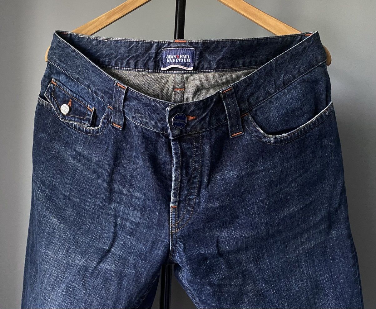 Jean Paul Gaultier Jean’s Paul Gaultier JPG Distressed Denim Metal Logo Archive Size US 36 / EU 52 - 4 Thumbnail