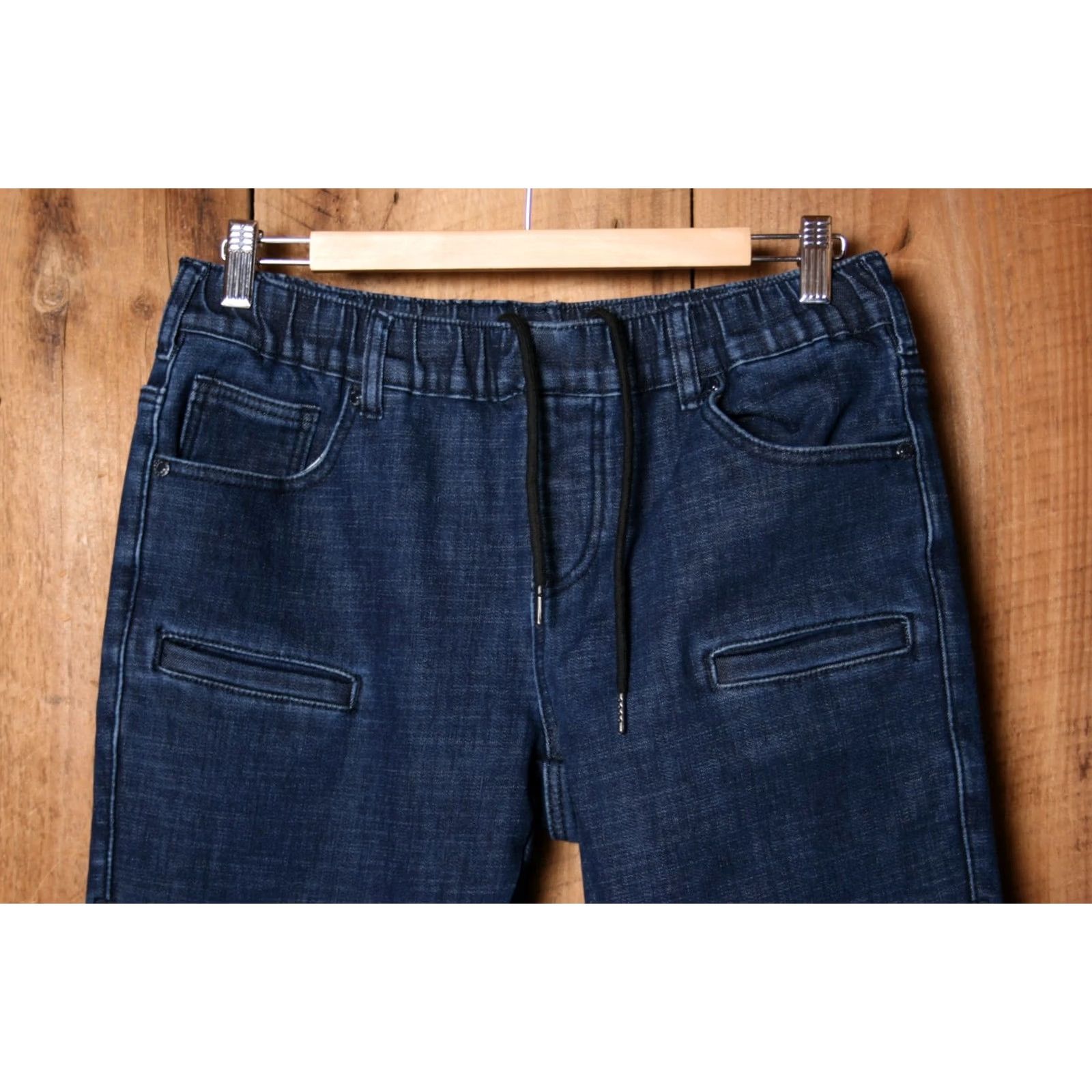 Vintage COWGIRL TUFF Jeans Bootcut Denim Drawstring Size S 33" Inseam Blue Womens Modern Rise Mid 8.5-10.5” Size 28" / US 6 / IT 42 - 2 Thumbnail
