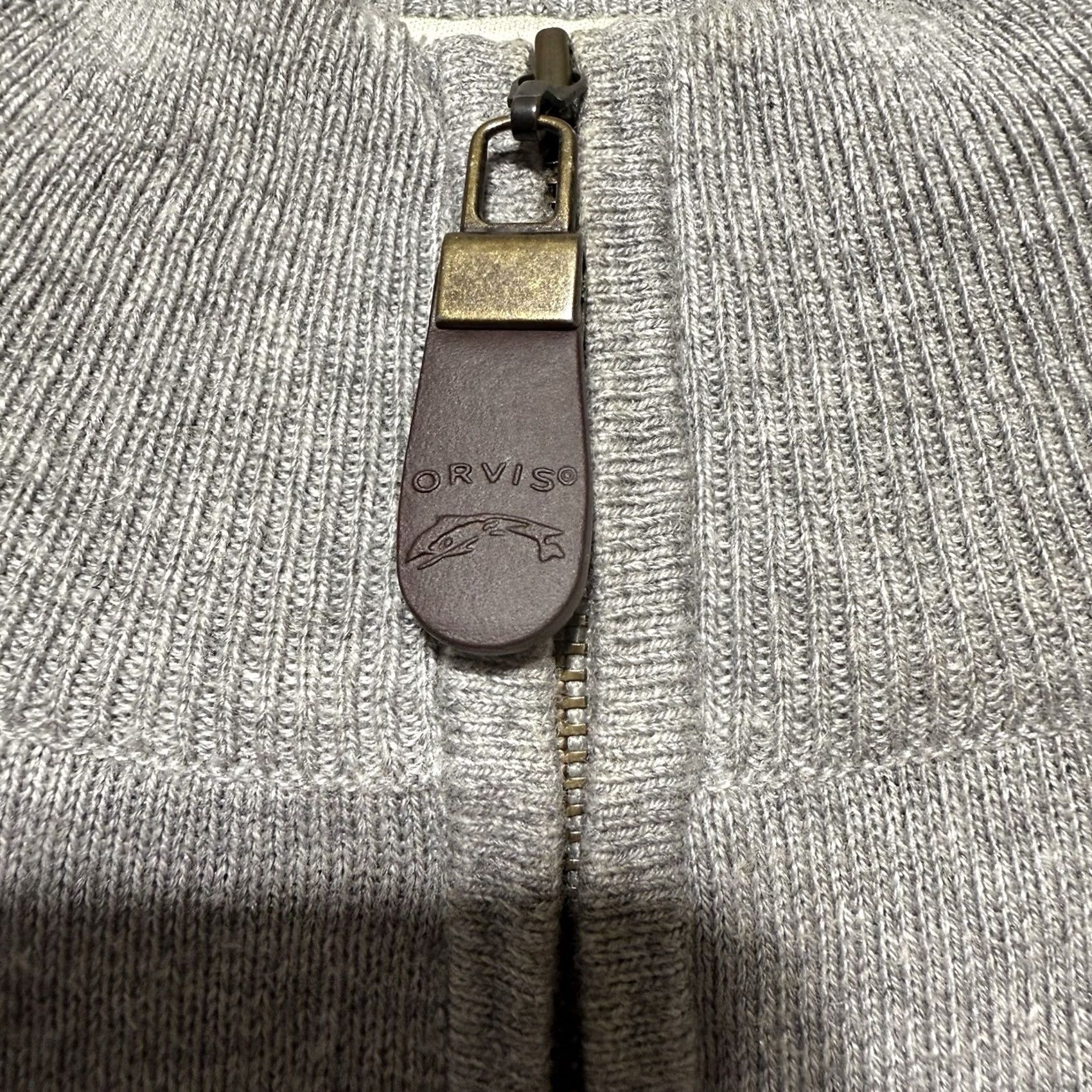 Orvis Orvis Mens Gray Cashmere Silk Cotton Blend Business Casual Golf Sweater L Men's Pullover Long Sleeve Size L Gray 100% Cotton Silk Blend Golf Size US L / EU 52-54 / 3 - 3 Thumbnail