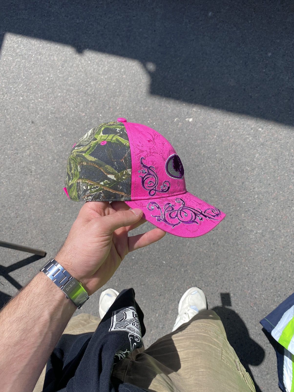 NASCAR × Realtree NASCAR Realtree Distressed Y2K Racing Hat Cap Size ONE SIZE - 1 Thumbnail