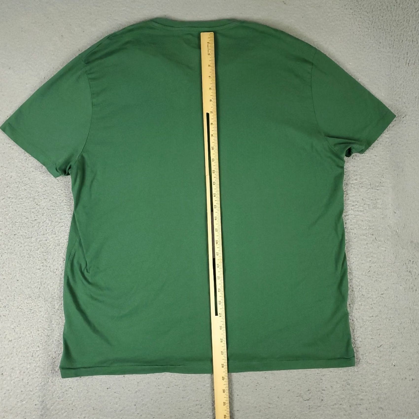 Ralph Lauren Ralph Lauren T Shirt Mens 2XL Green V-Neck Short Sleeve Pony Logo Cotton Size US XXL / EU 58 / 5 - 5 Thumbnail