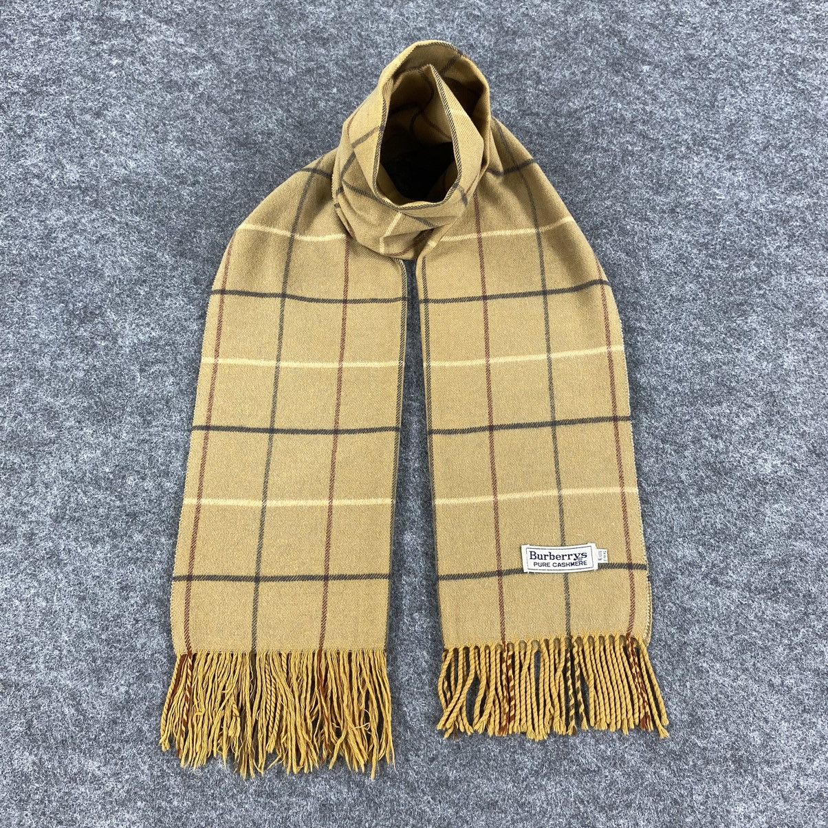 Burberry × Vintage Burberrys Scarf # DZ045 # Muffler # Neckwear Size ONE SIZE - 1 Thumbnail