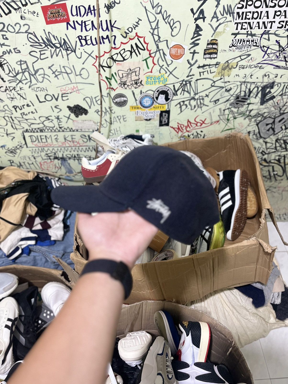 Stussy Stussy Logo S SnapBack Size ONE SIZE - 2 Thumbnail