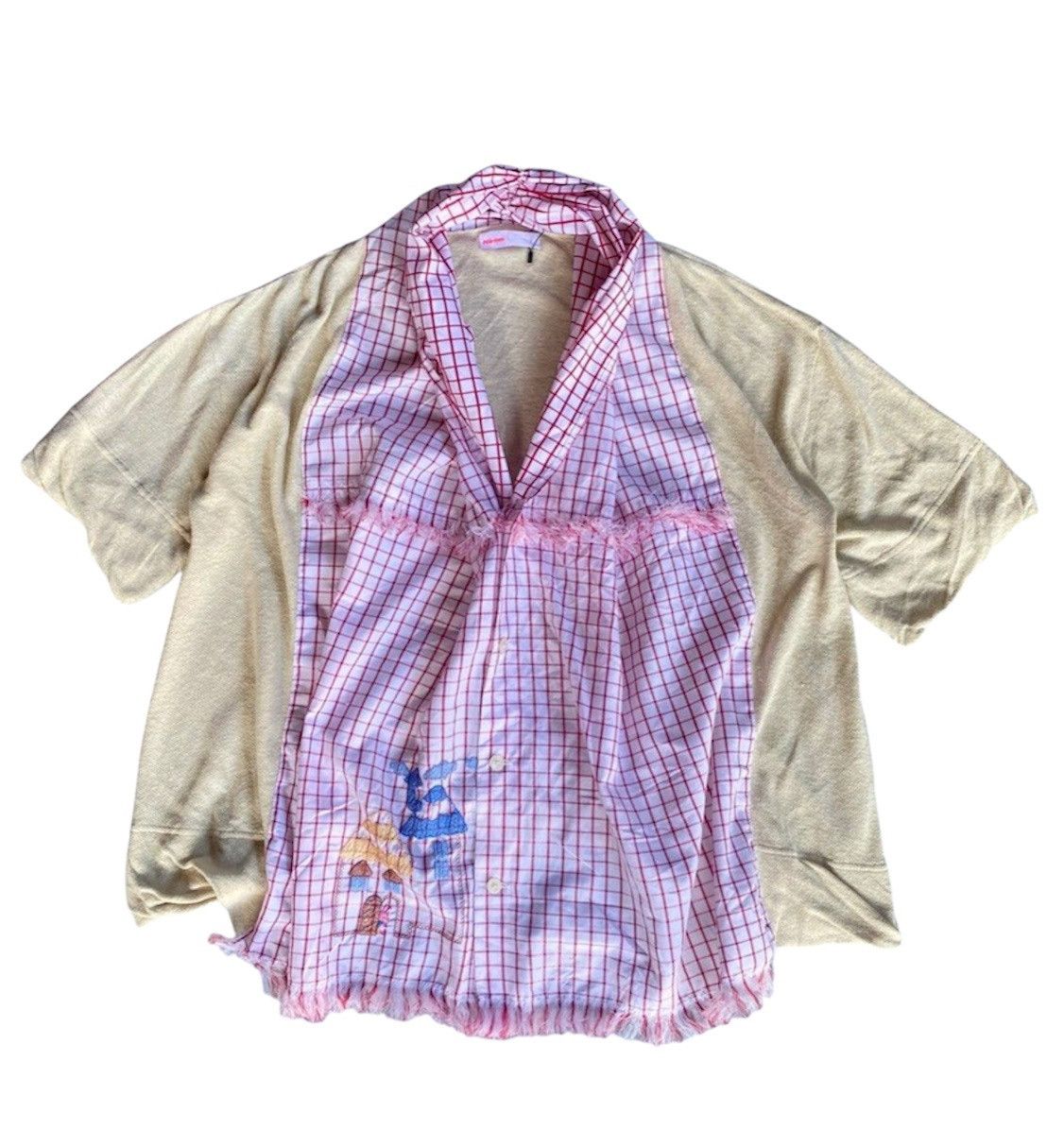 Issey Miyake Japanese brand - Ne-net knit mix layer shirts Size US L / EU 52-54 / 3 - 1 Thumbnail