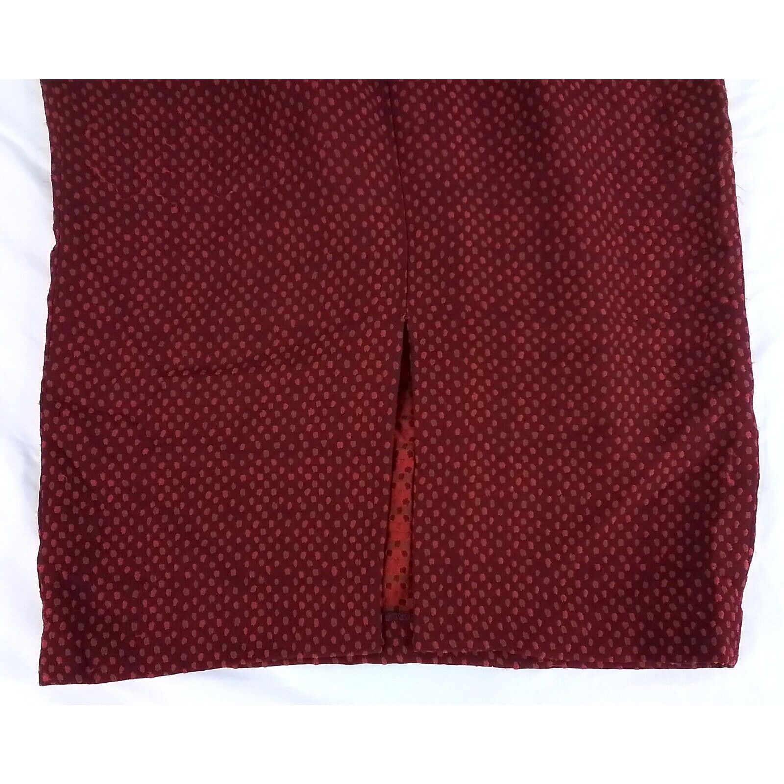 M.M.LaFleur MM Lafleur Dress Women's Size 6 Burgundy Italian Fabric Size M / US 6-8 / IT 42-44 - 7 Thumbnail