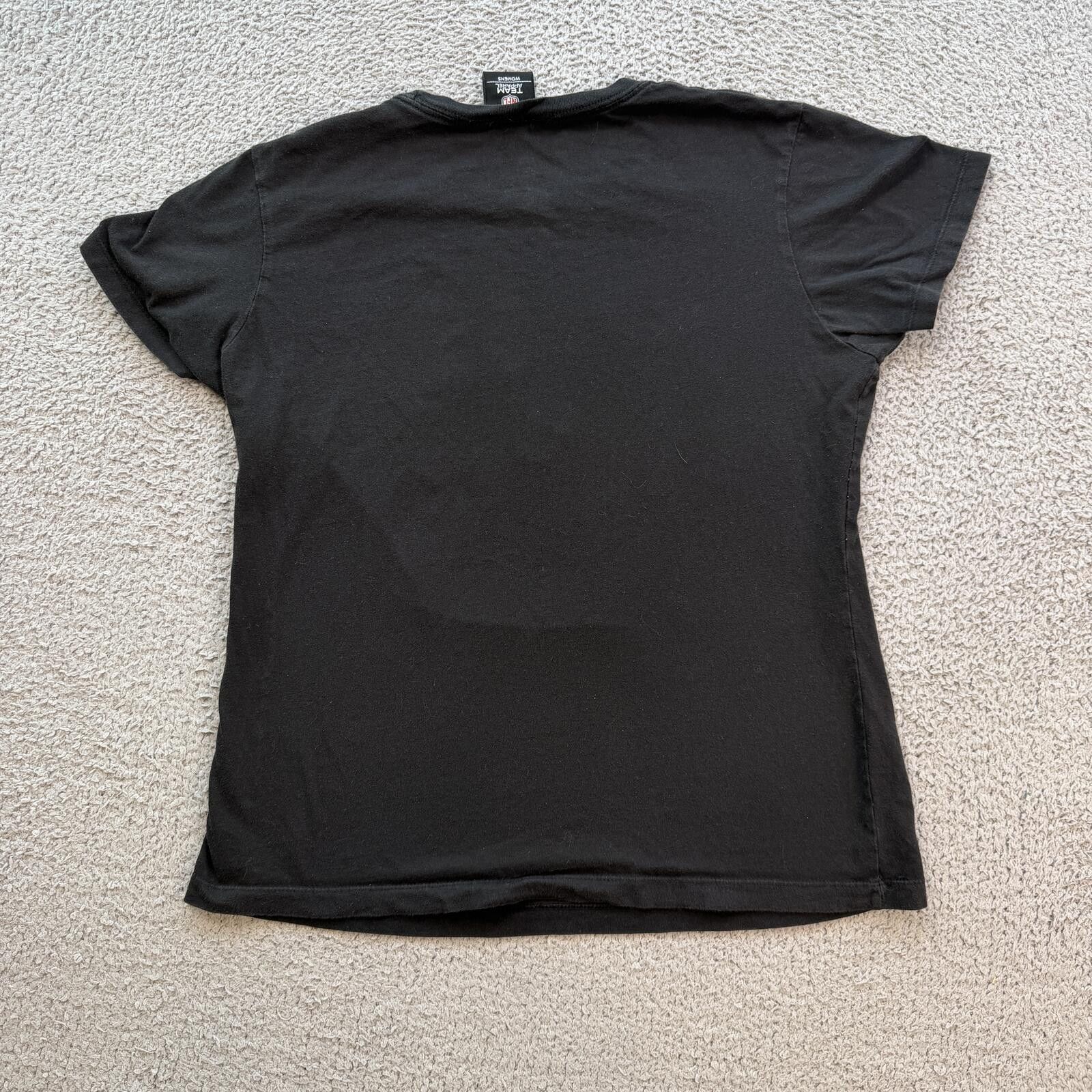NFL Oakland Raiders NFL Team Apparel Black T Shirt Womens XL Size XL / US 12-14 / IT 48-50 - 2 Thumbnail