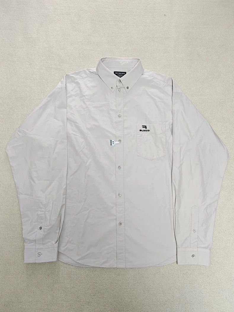 Balenciaga Balenciaga size 38 Sportyb double hook shirt long sleeve ja Size US S / EU 44-46 / 1 - 1 Thumbnail