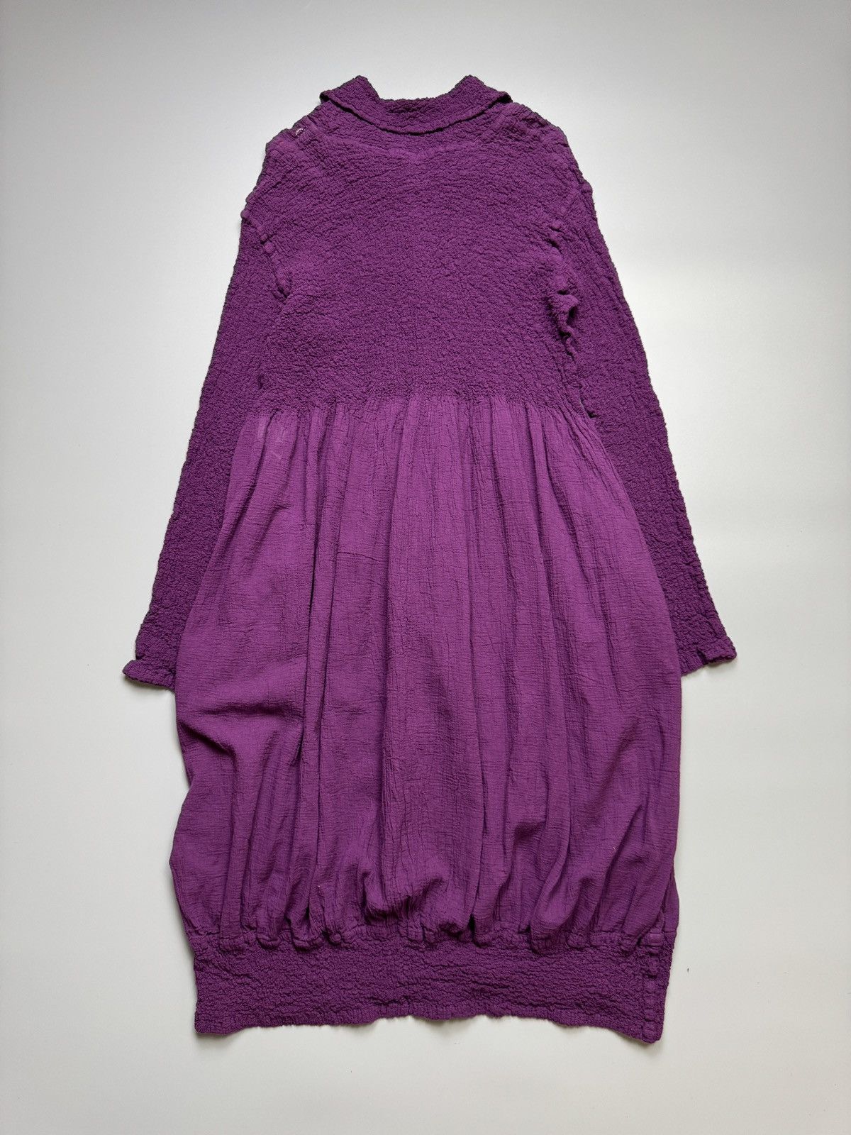 Issey Miyake Issey Miyake Me - Flower Embroidered Design Pleated Dress Size ONE SIZE - 2 Thumbnail