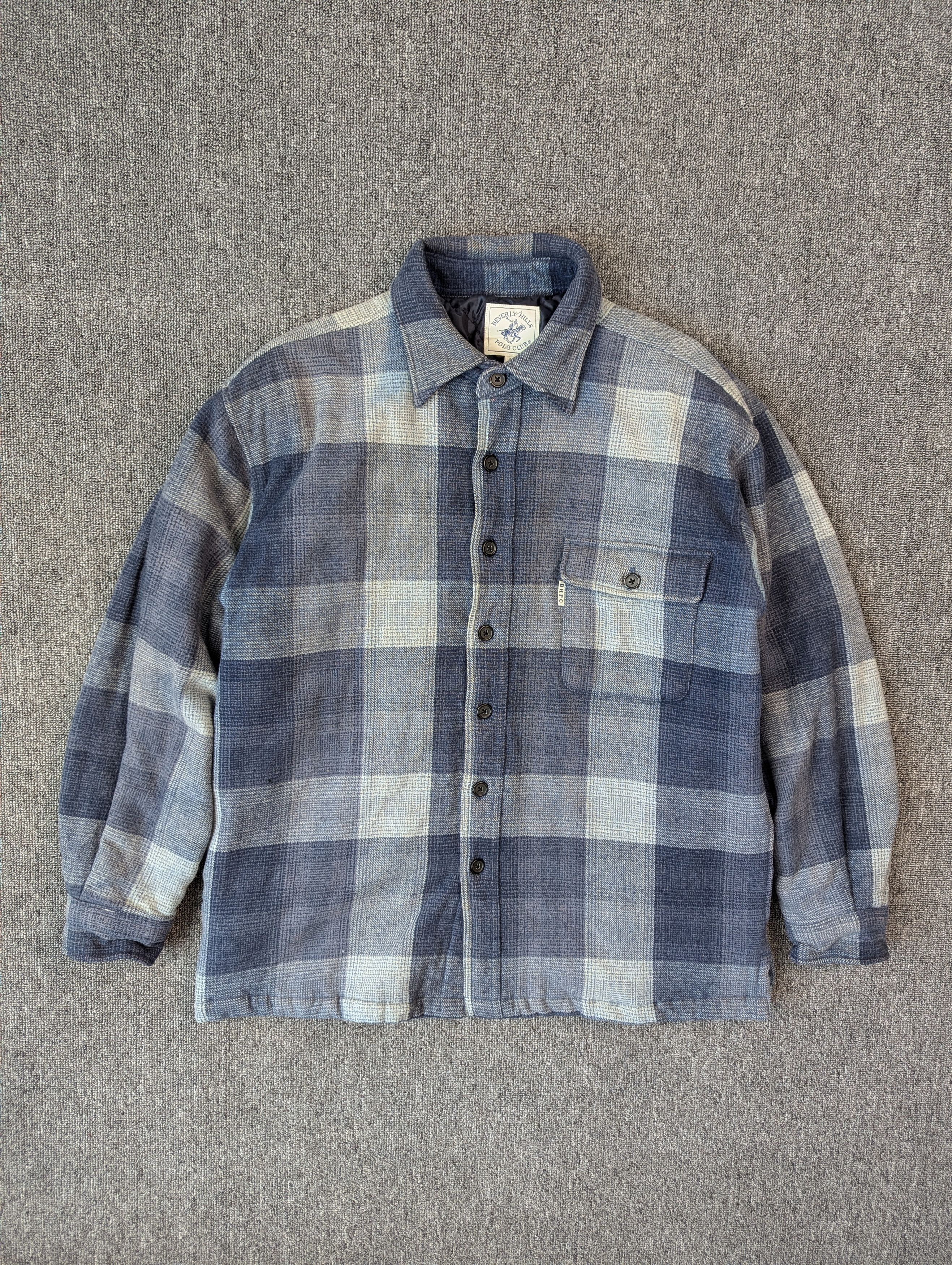 Beverly Hills Polo Club Vintage Beverly Hills Polo Club Tartan Quilted Jacket Size US L / EU 52-54 / 3 - 1 Thumbnail