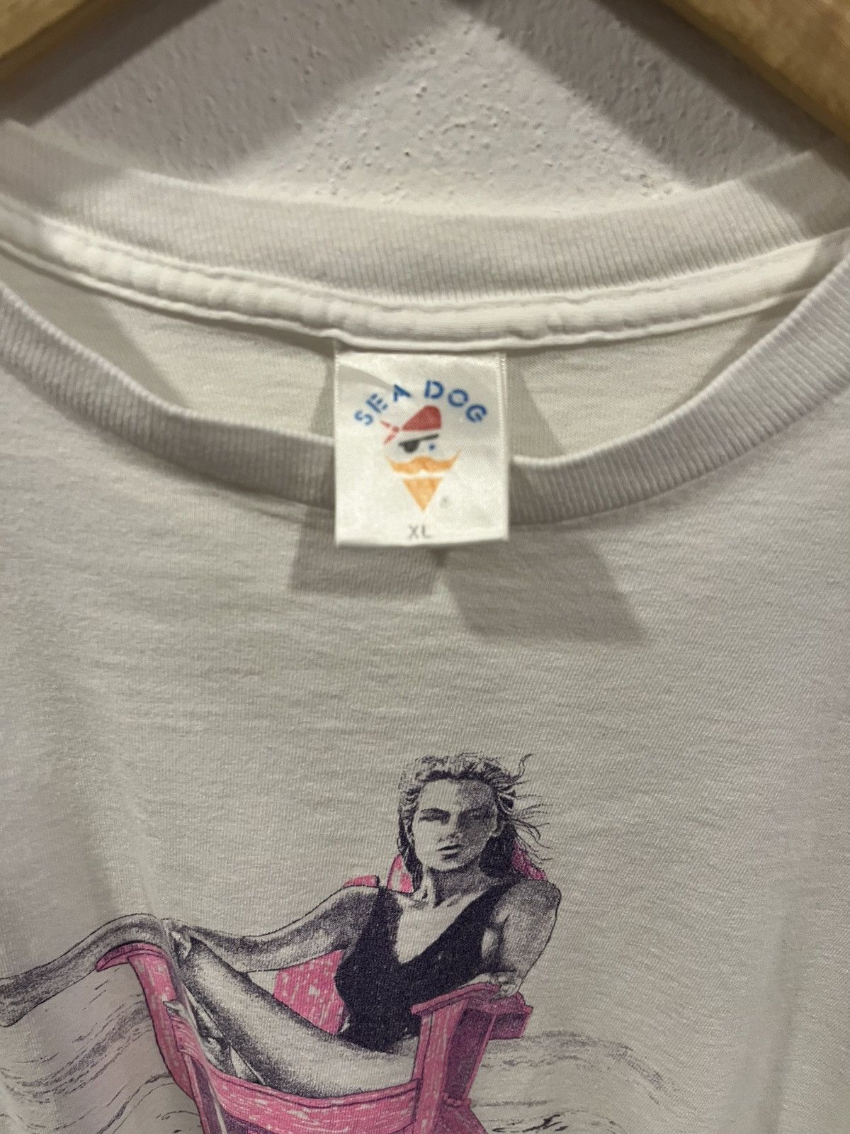 Other Vintage 90s Sea Dog Megs Swimwear T-Shirt Size US XL / EU 56 / 4 - 7 Thumbnail